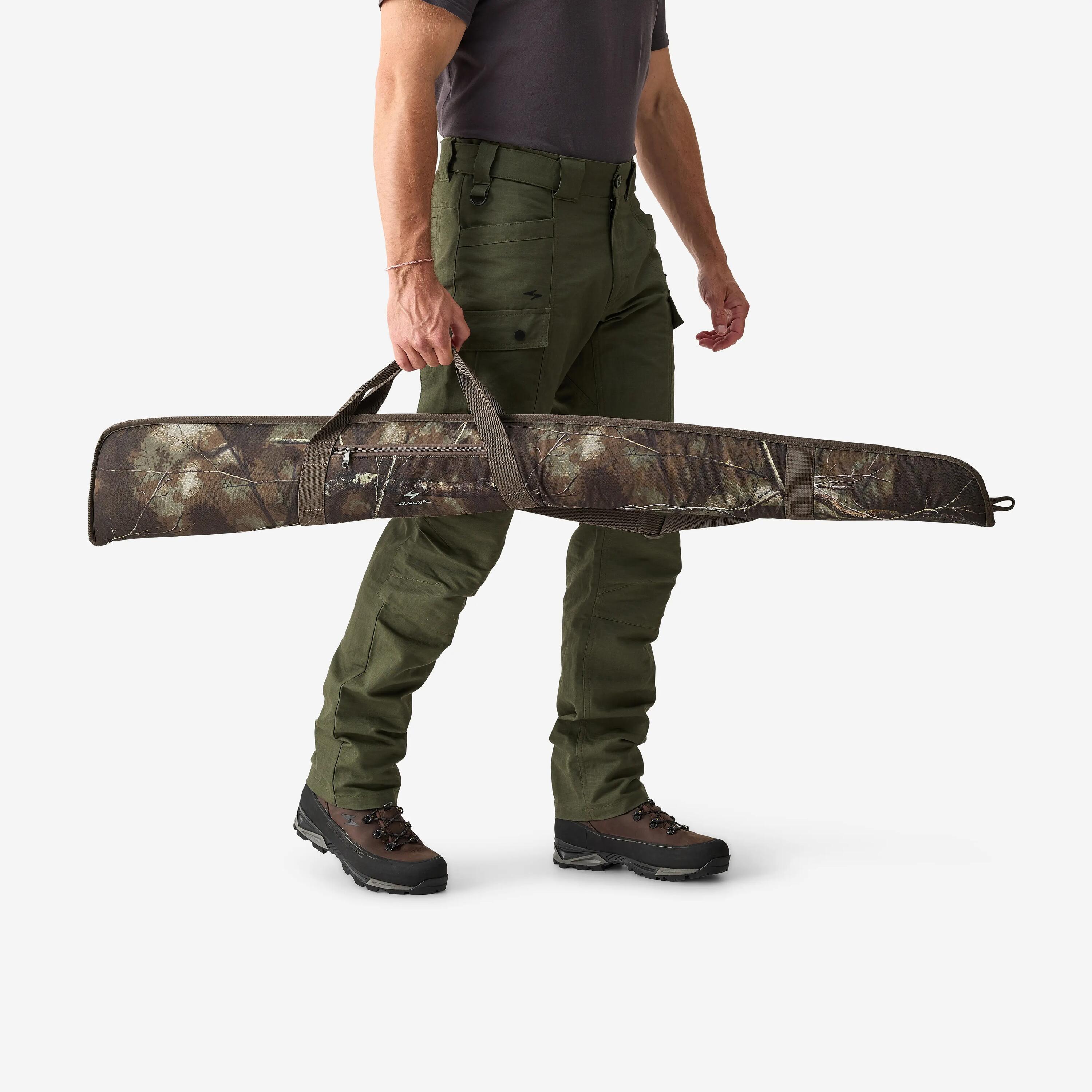 Funda Escopeta Caza Solognac Camuflaje Treemetic 125 cm 3/8