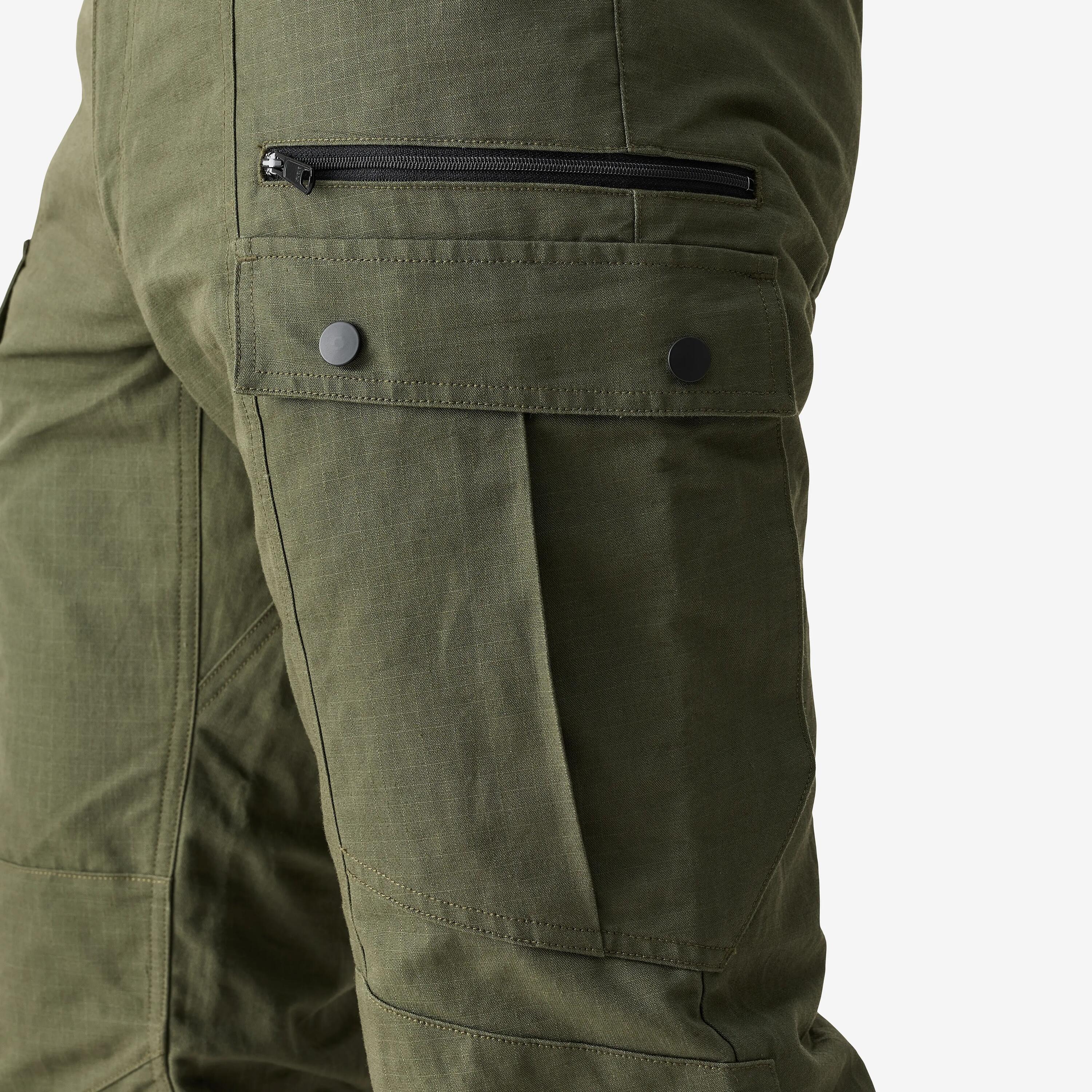 Pantaloni cargo uomo STEPPE 900 verdi 6/9