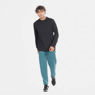 Men's Fitness Sweatshirt 100 - Black