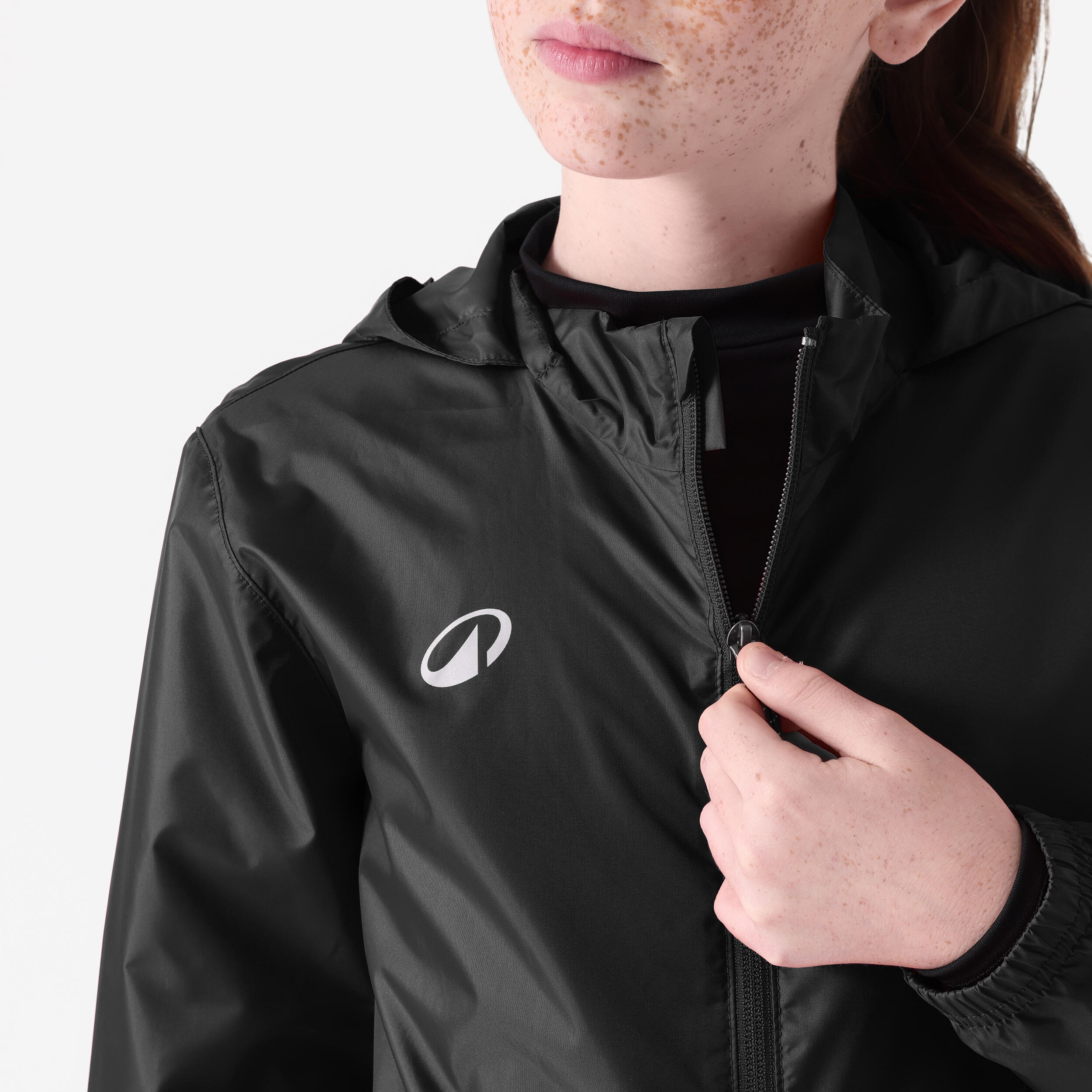 Giacca bambini ESSENTIEL CLUB 50 antivento nera 5/6