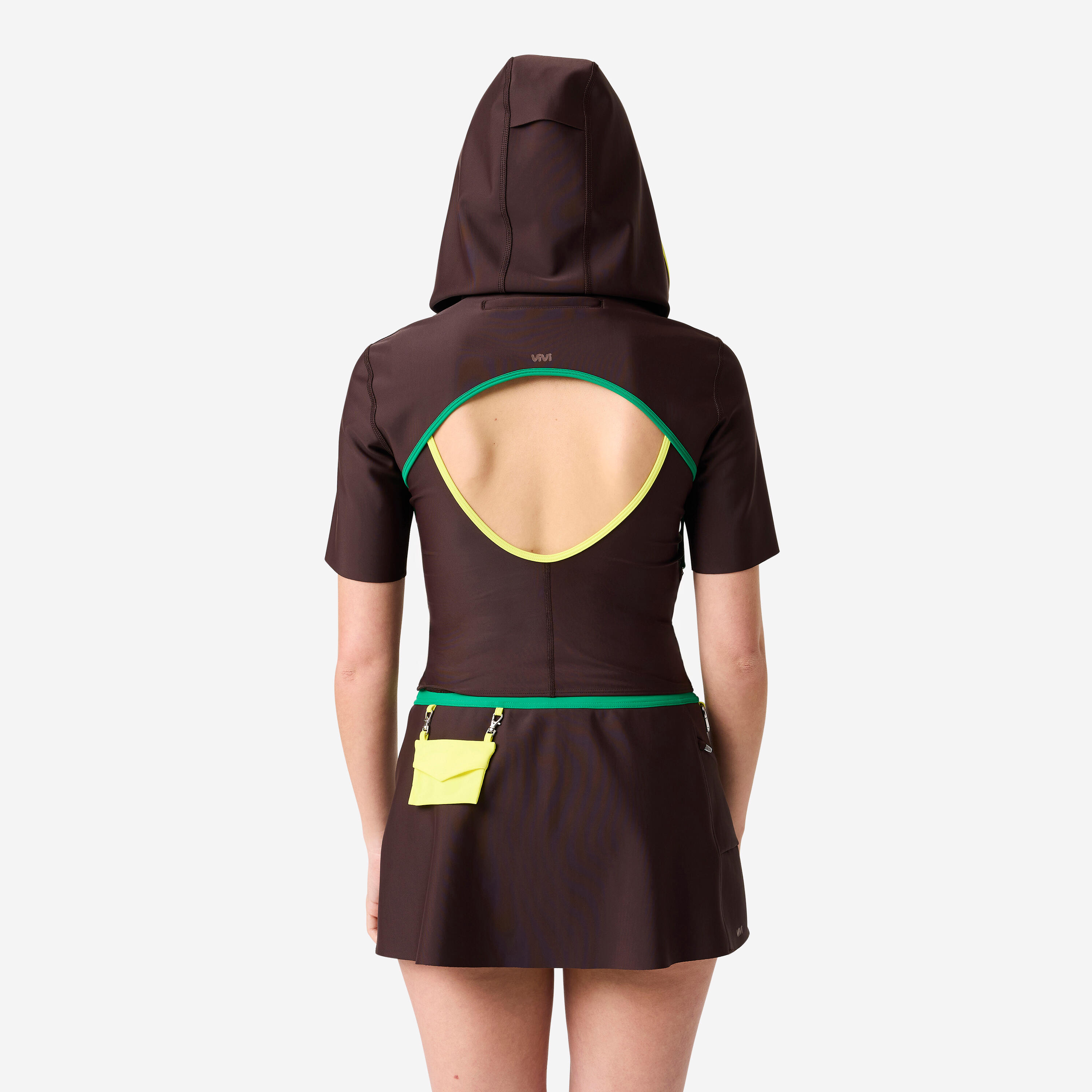 Maglia cappuccio VIVI marrone 5/14