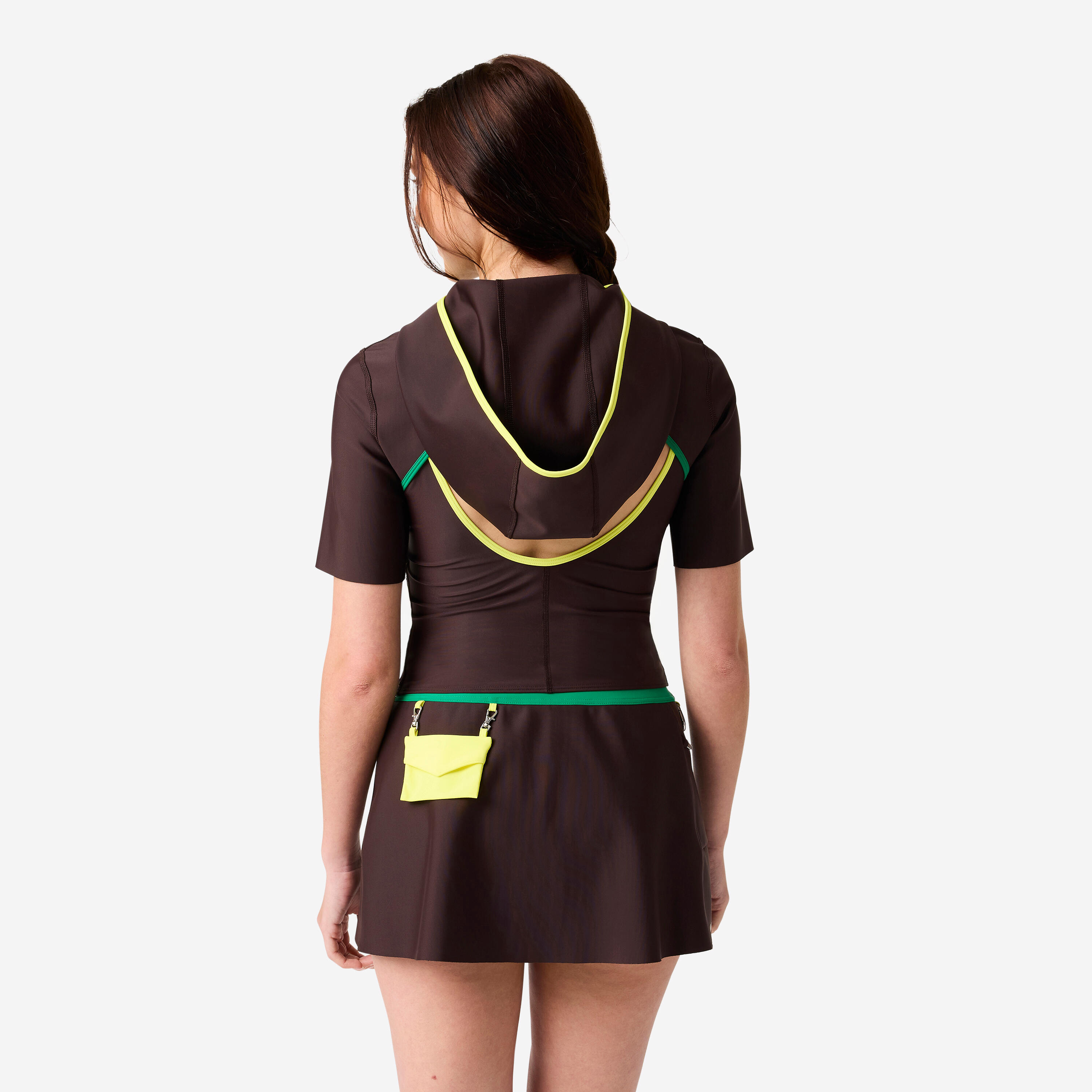 Maglia cappuccio VIVI marrone 10/14