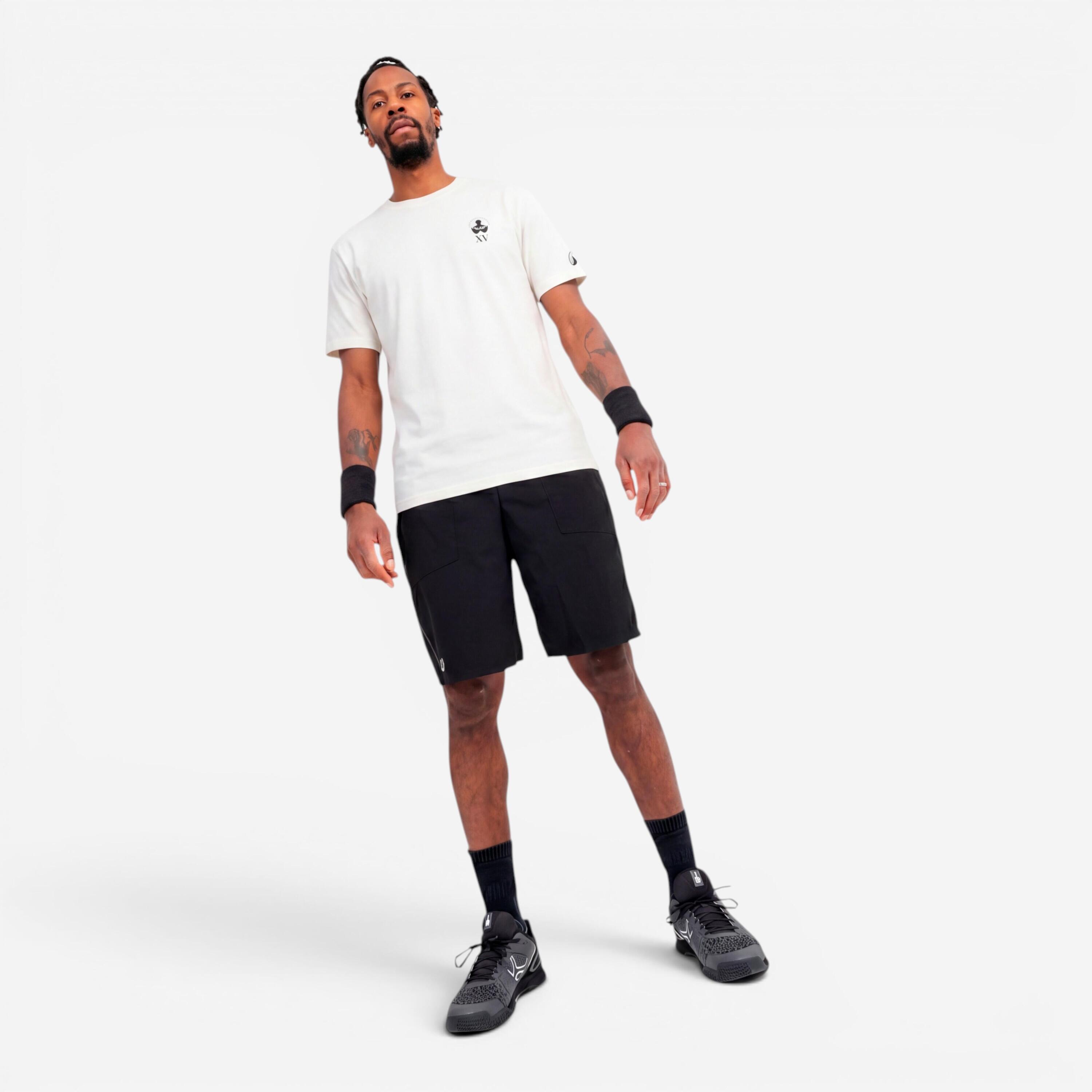 Camiseta de tenis edición limitada Gael Monfils hombre, TTS Soft blanco 2/4