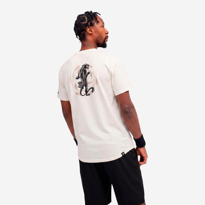 Tricou tenis ediție limitată Gael Monfils, TTS Soft Alb Bărbați