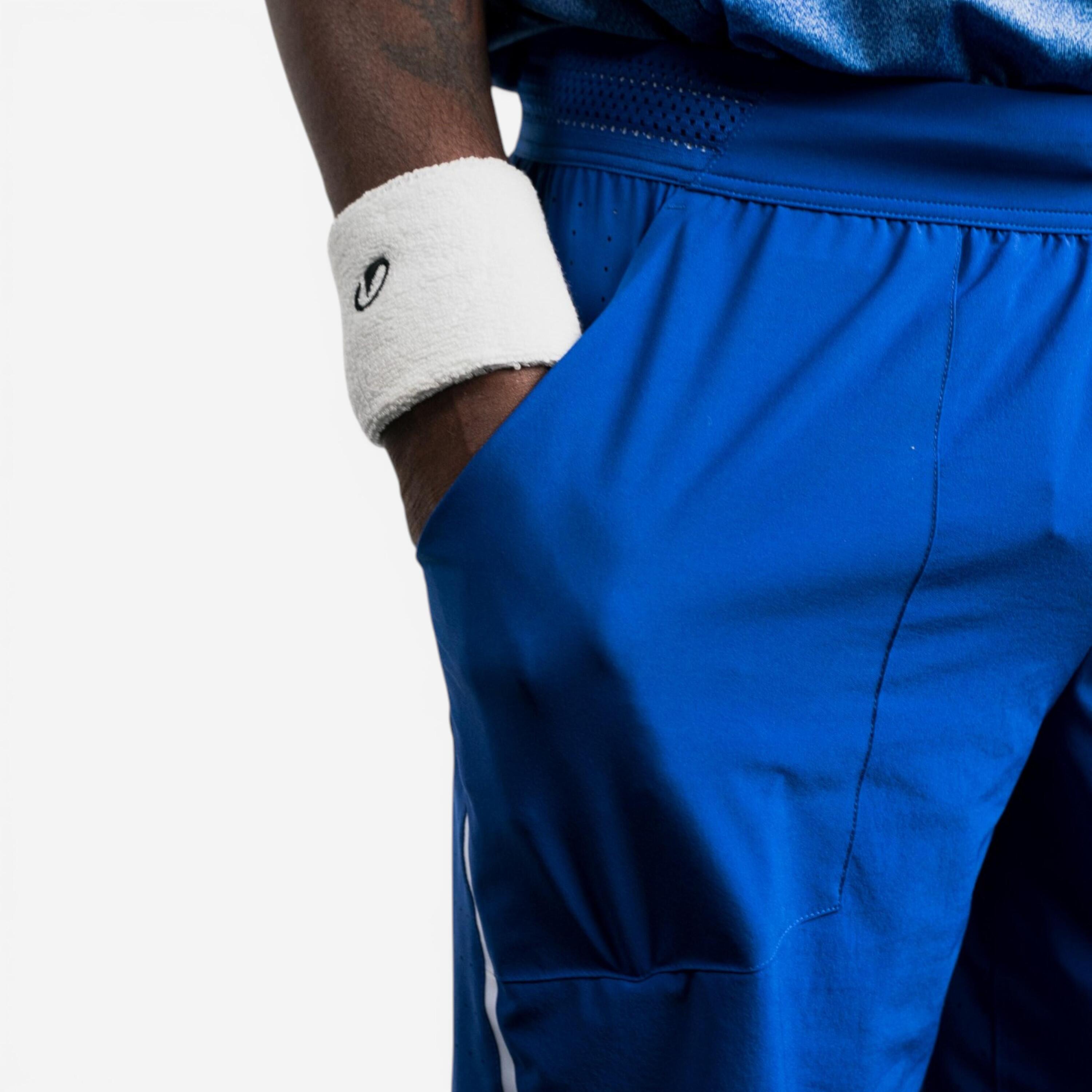 Short de tennis respirant édition limitée Gael Monfils homme, Dry+ bleu 5/10