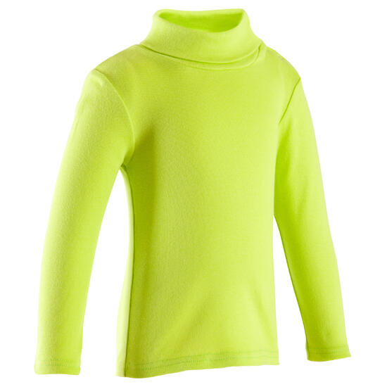 T-shirt col roulé baby gym vert