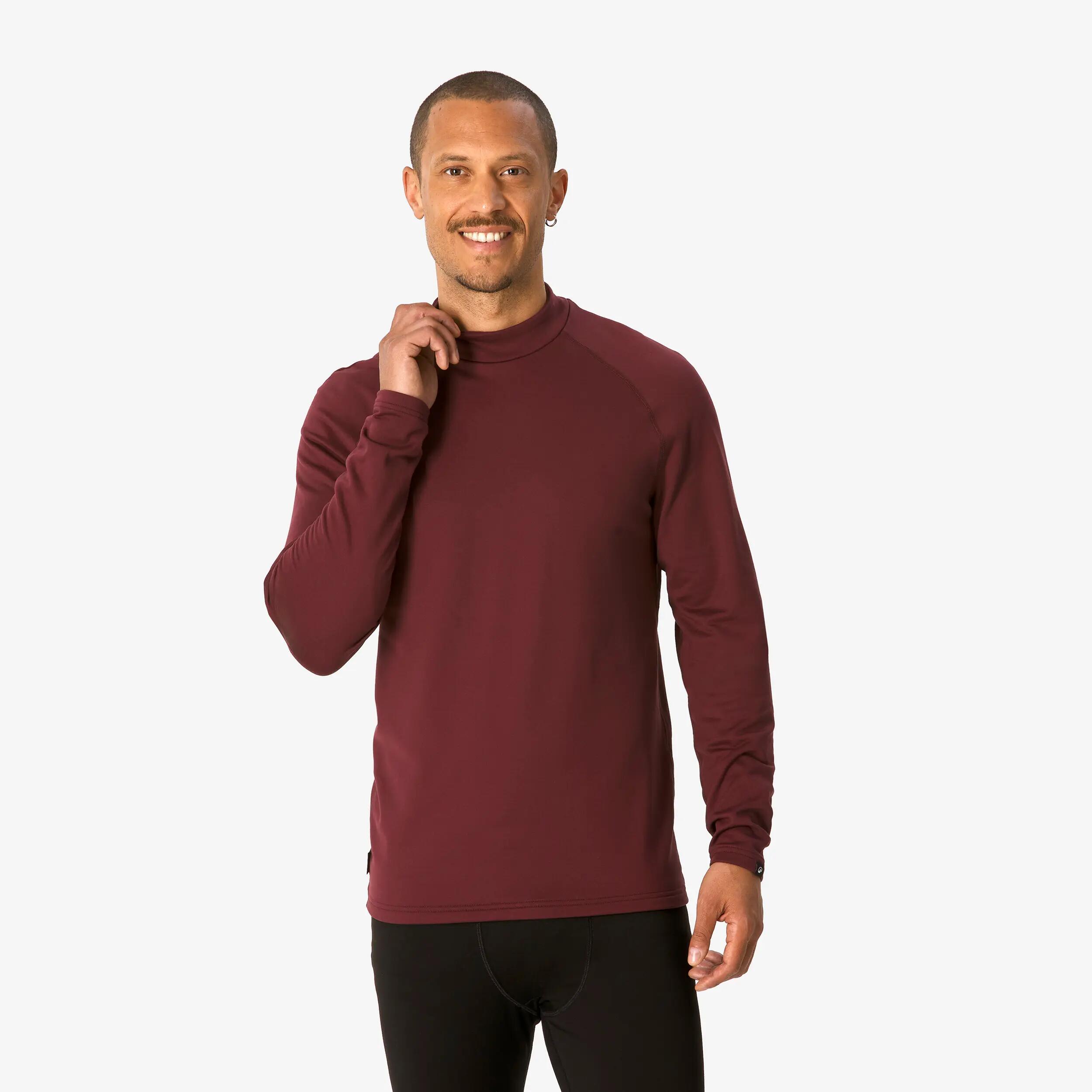 Maglia termica sci uomo 500 bordeaux 3/9