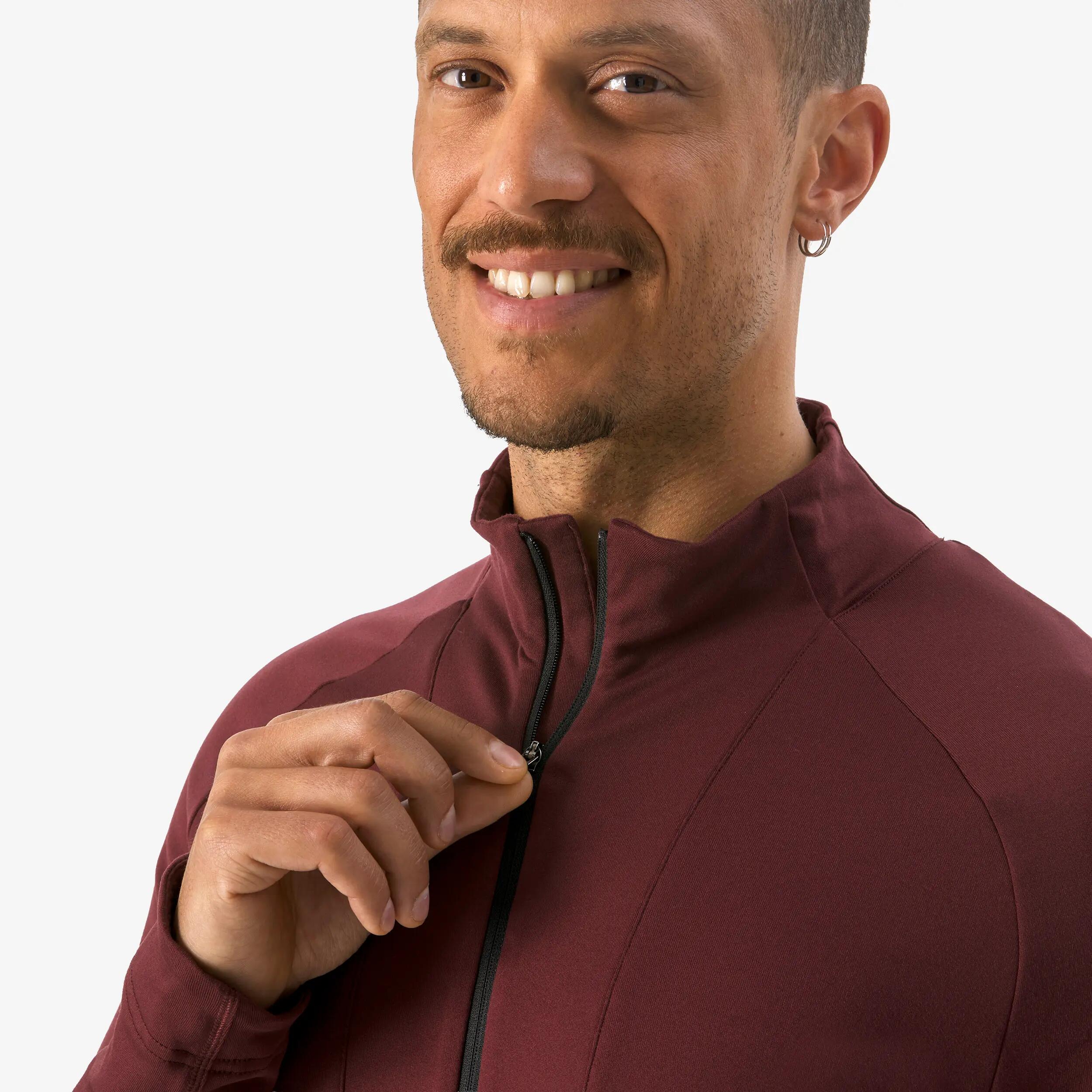 Koszulka termoaktywna narciarska męska Quechua BL 500 1/2 Zip 8/10