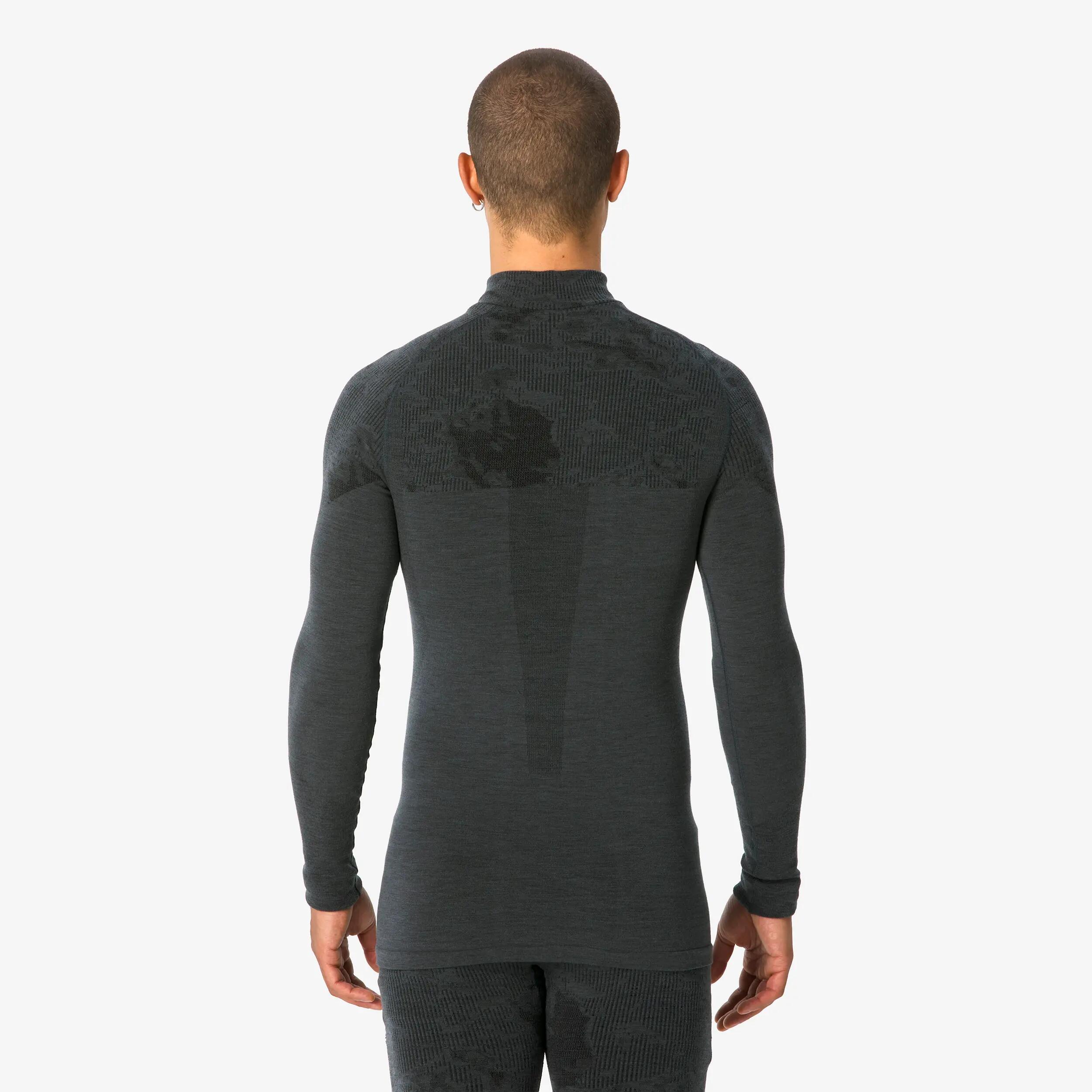 Koszulka termoaktywna narciarska męska Quechua BL 900 wool seamless 5/10