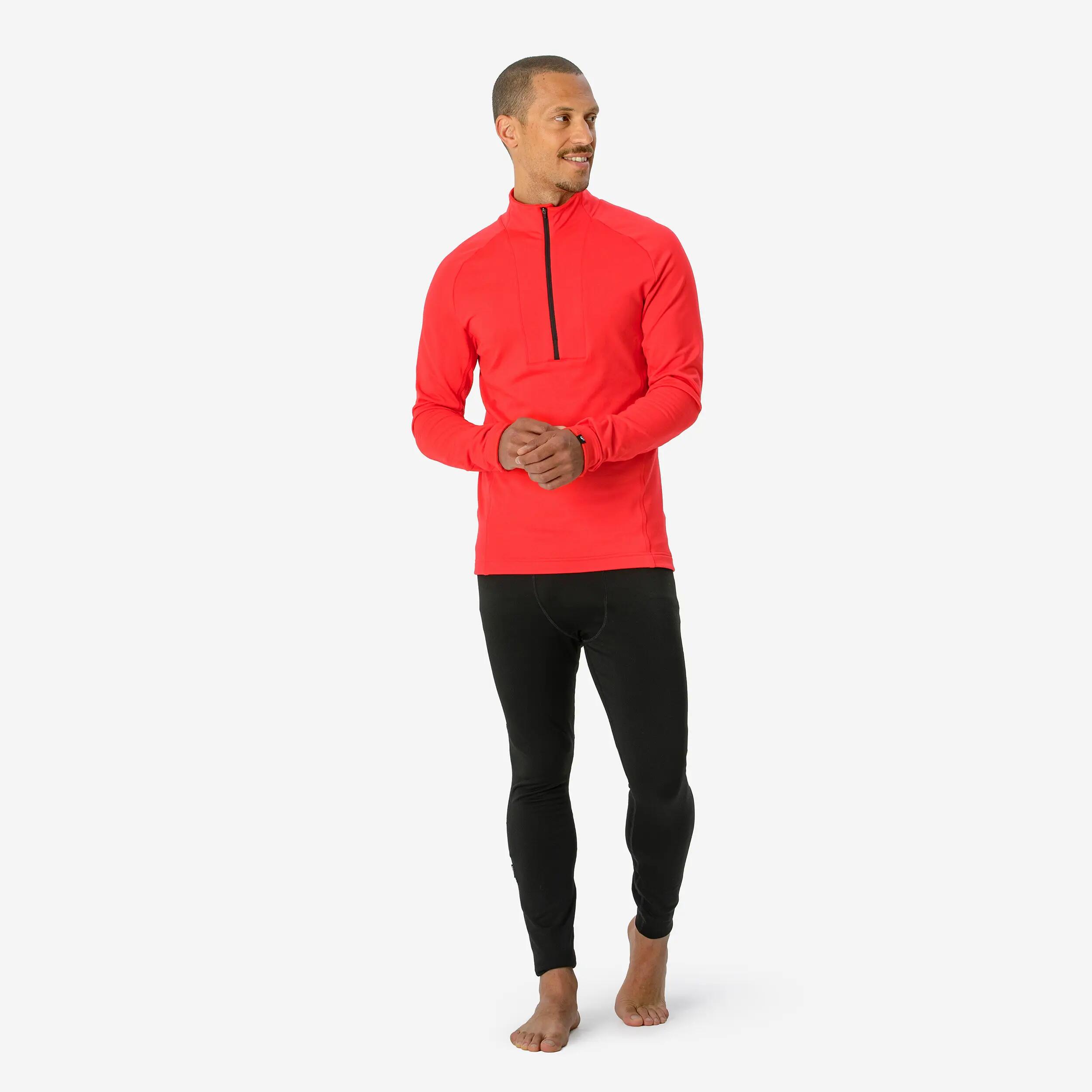 Koszulka termoaktywna narciarska męska Quechua BL 500 1/2 Zip 4/12