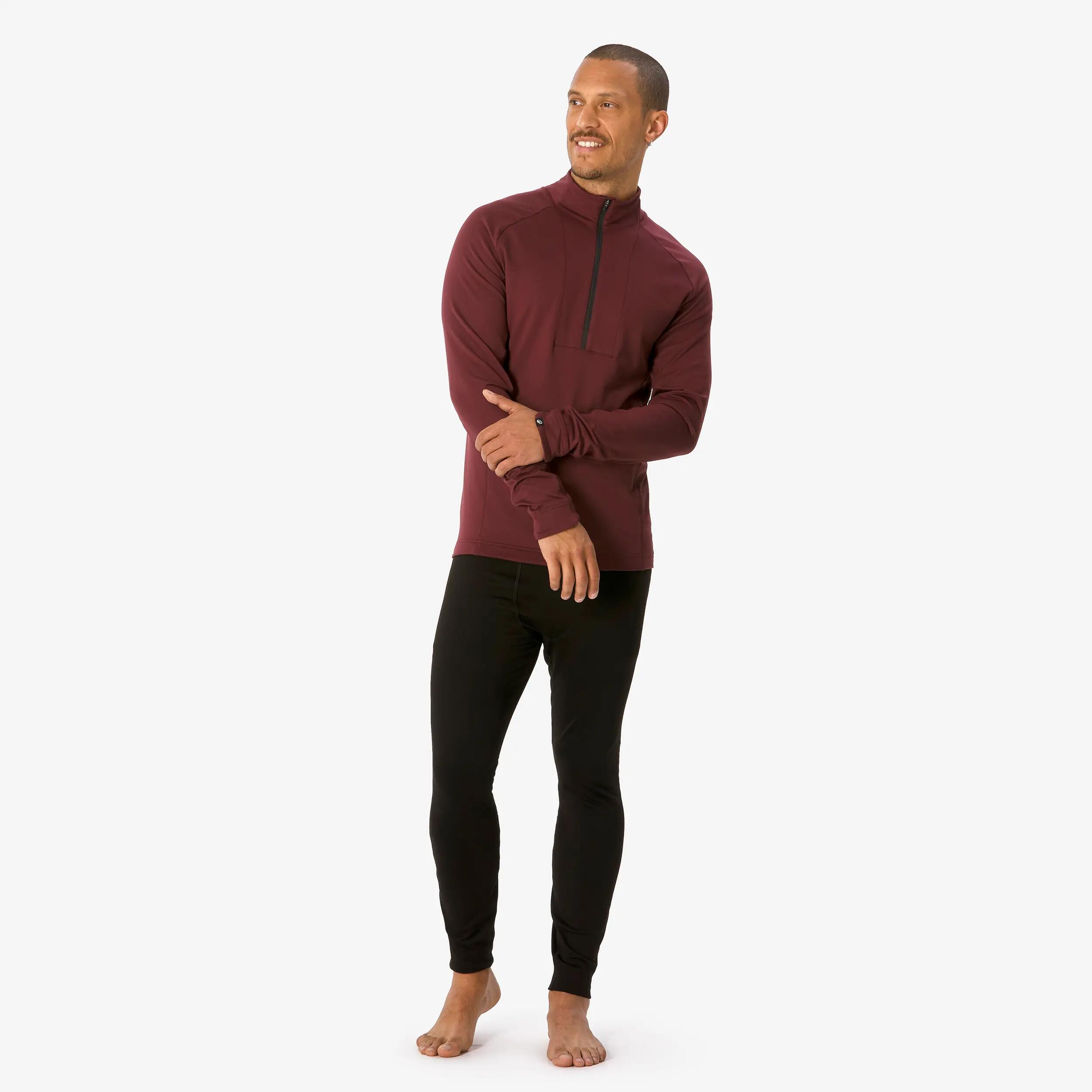 Koszulka termoaktywna narciarska męska Quechua BL 500 1/2 Zip 3/10