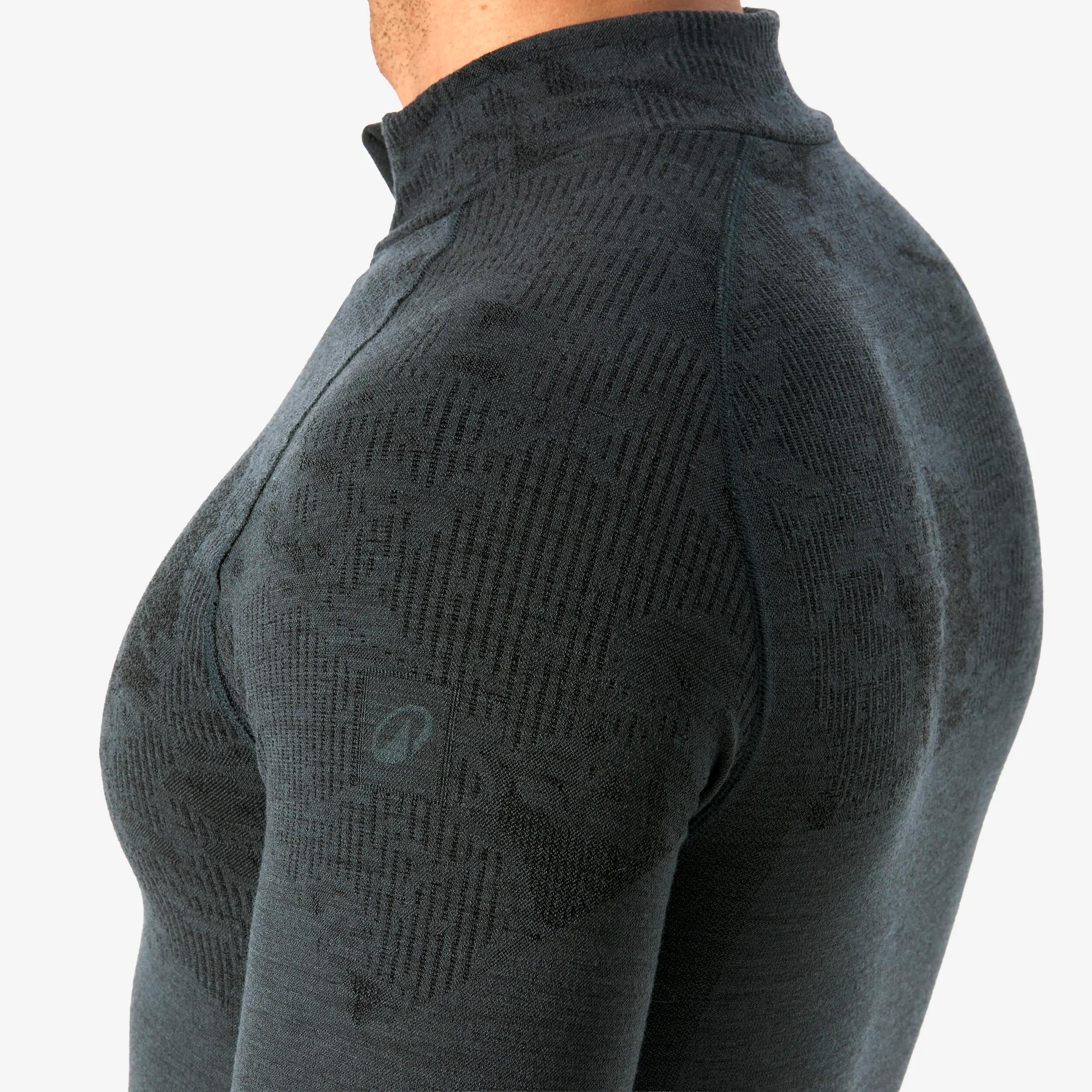 Koszulka termoaktywna narciarska męska Quechua BL 900 wool seamless 9/10