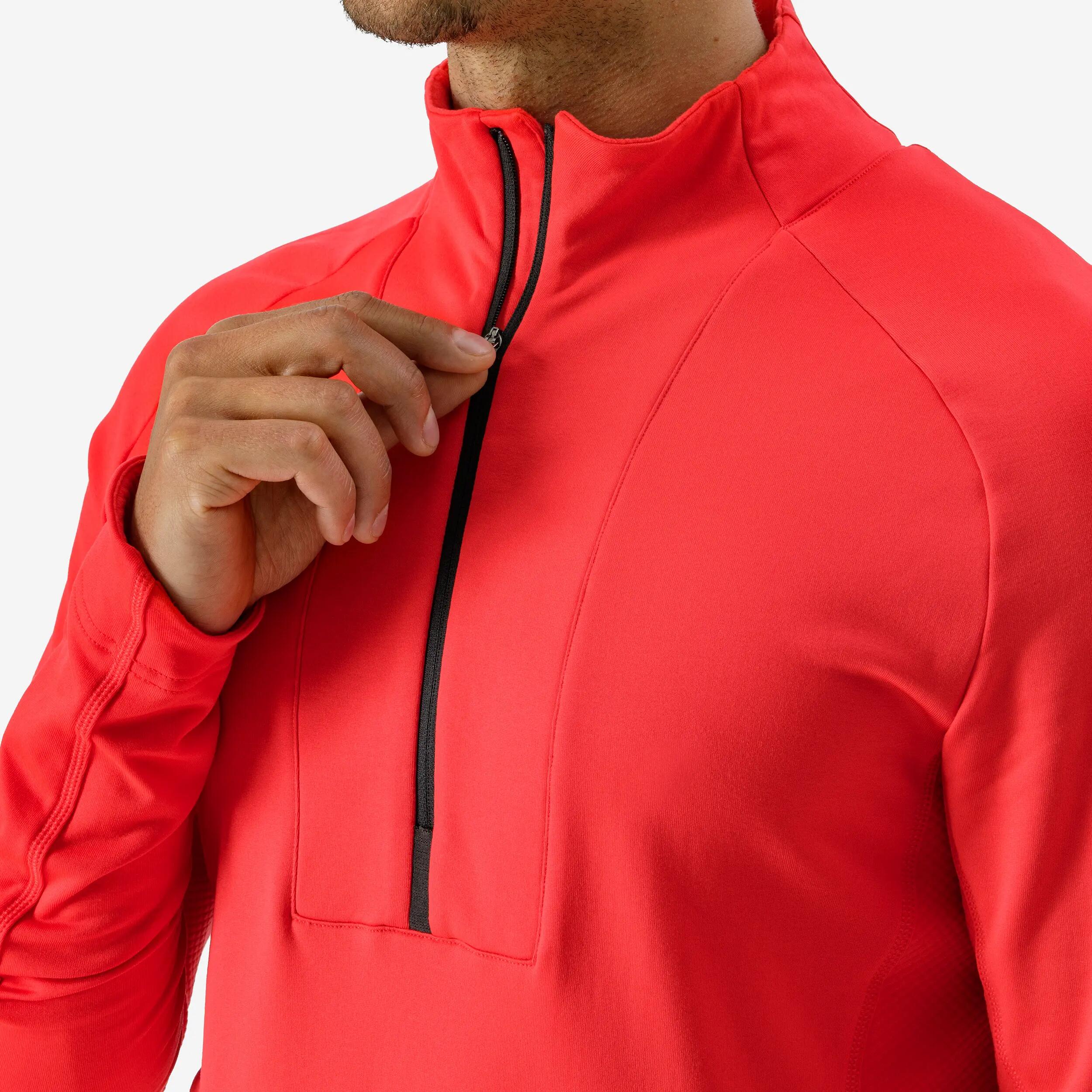 Koszulka termoaktywna narciarska męska Quechua BL 500 1/2 Zip 9/12