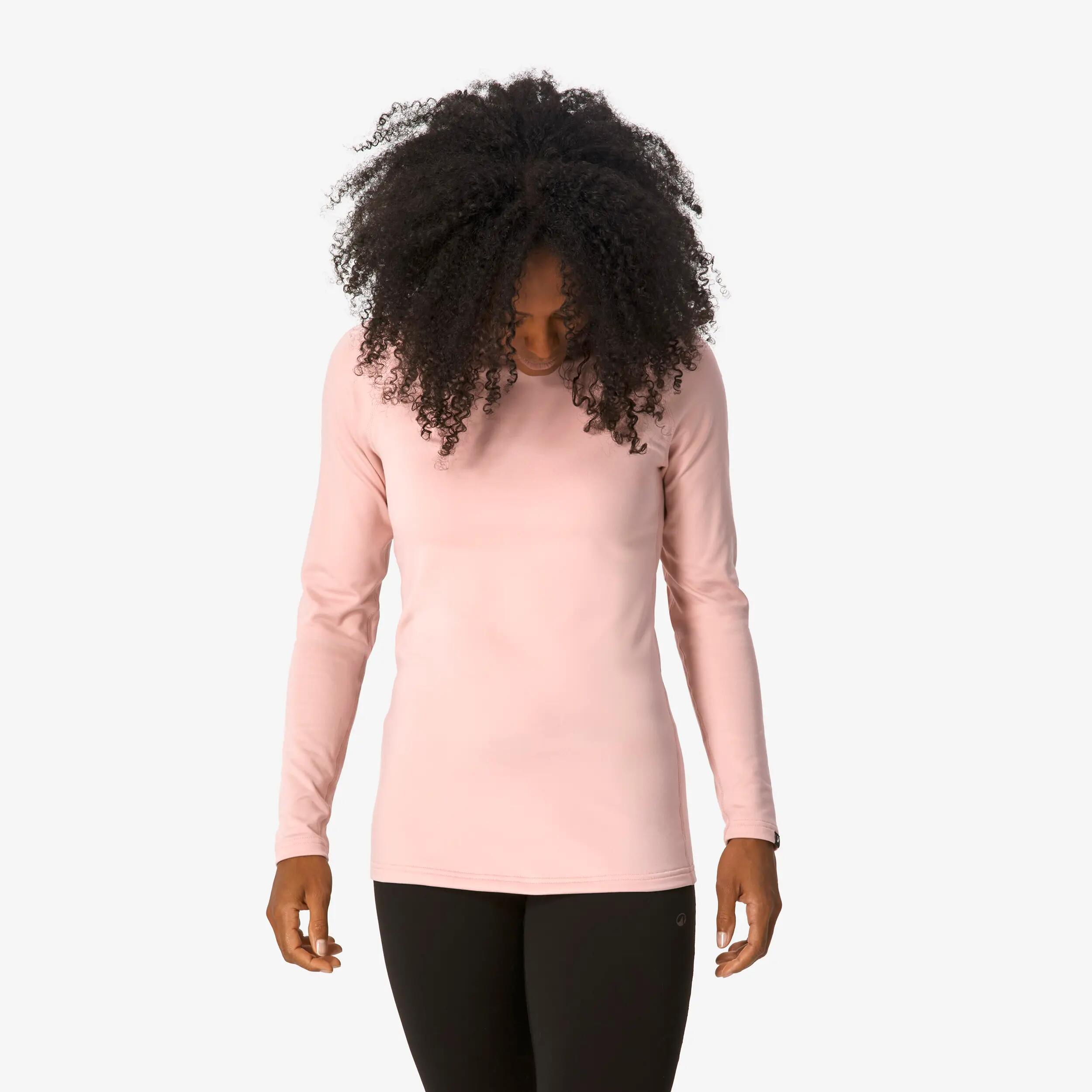 Women’s warm and breathable thermal base layer, BL 500 - Pink -  4