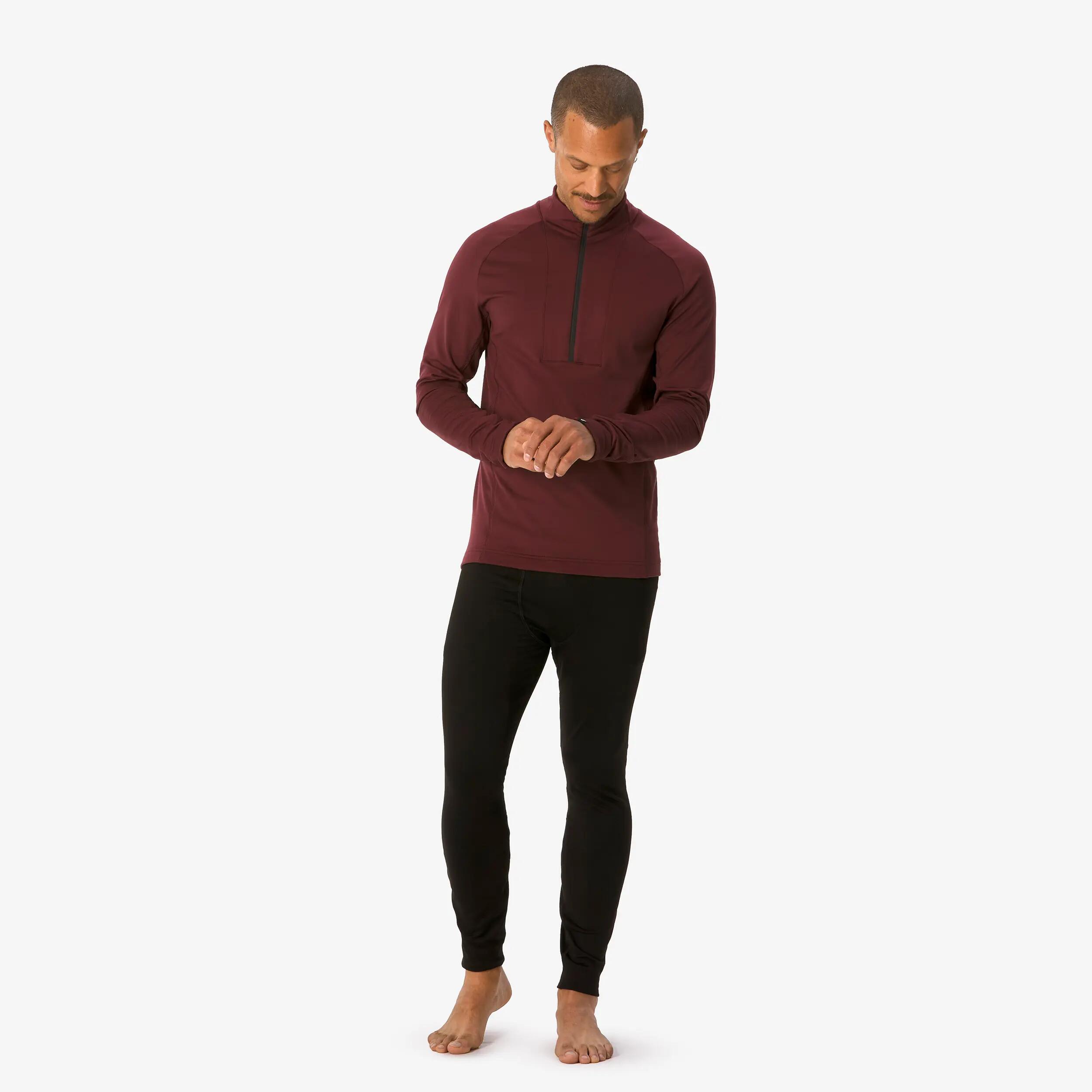 Koszulka termoaktywna narciarska męska Quechua BL 500 1/2 Zip 2/10