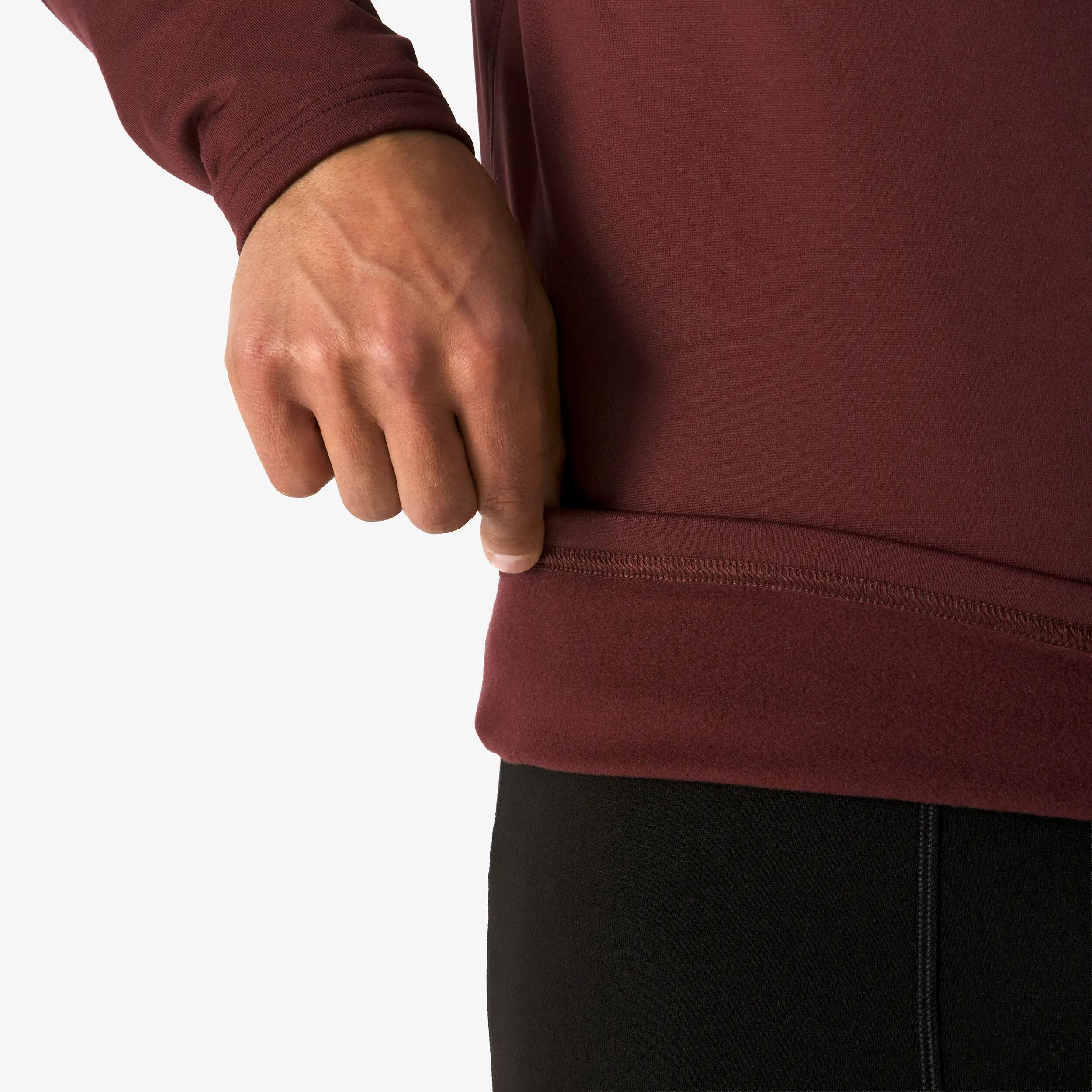 Maglia termica sci uomo 500 bordeaux 8/9