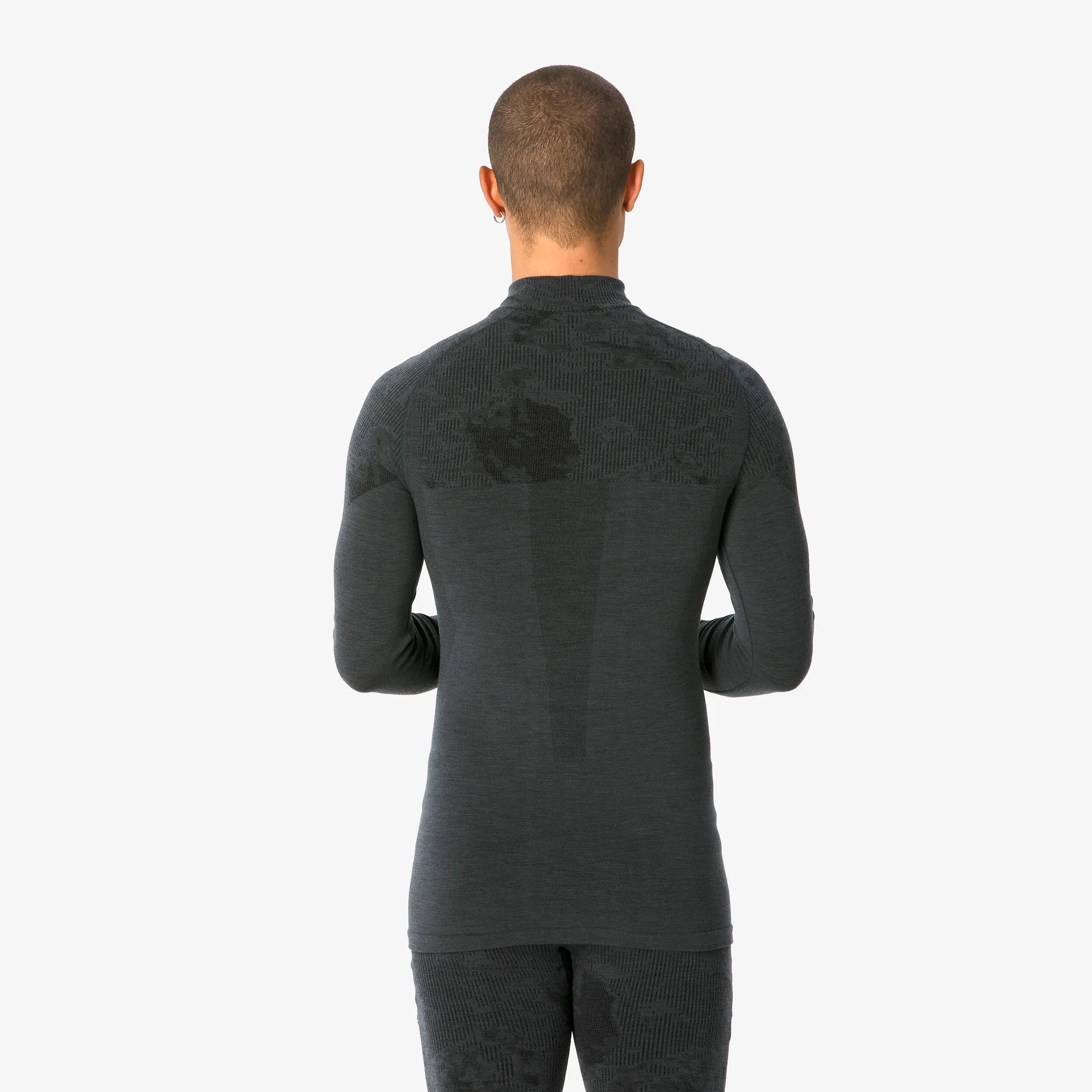 Koszulka termoaktywna narciarska męska Quechua BL 900 wool seamless 6/10