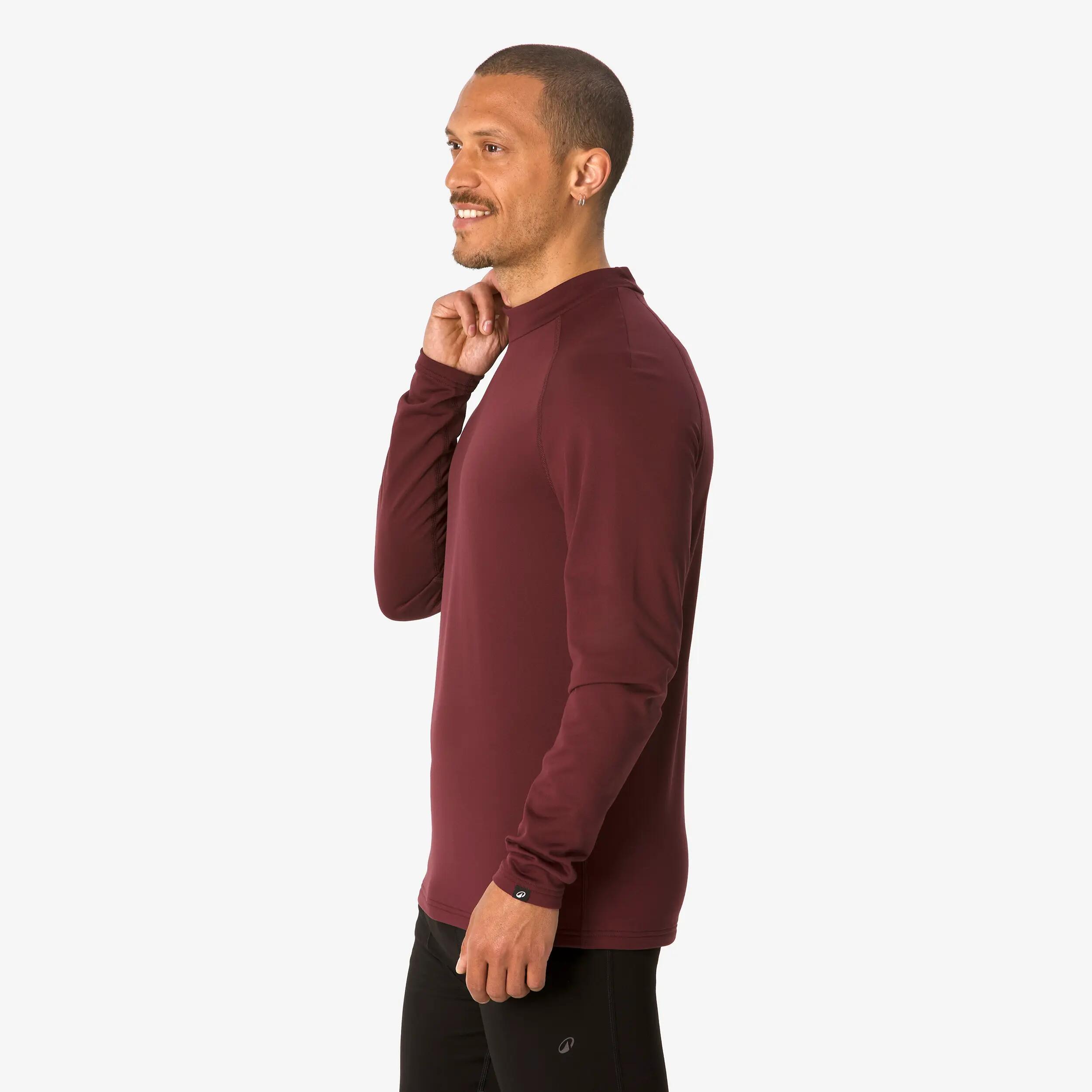 Maglia termica sci uomo 500 bordeaux 5/9
