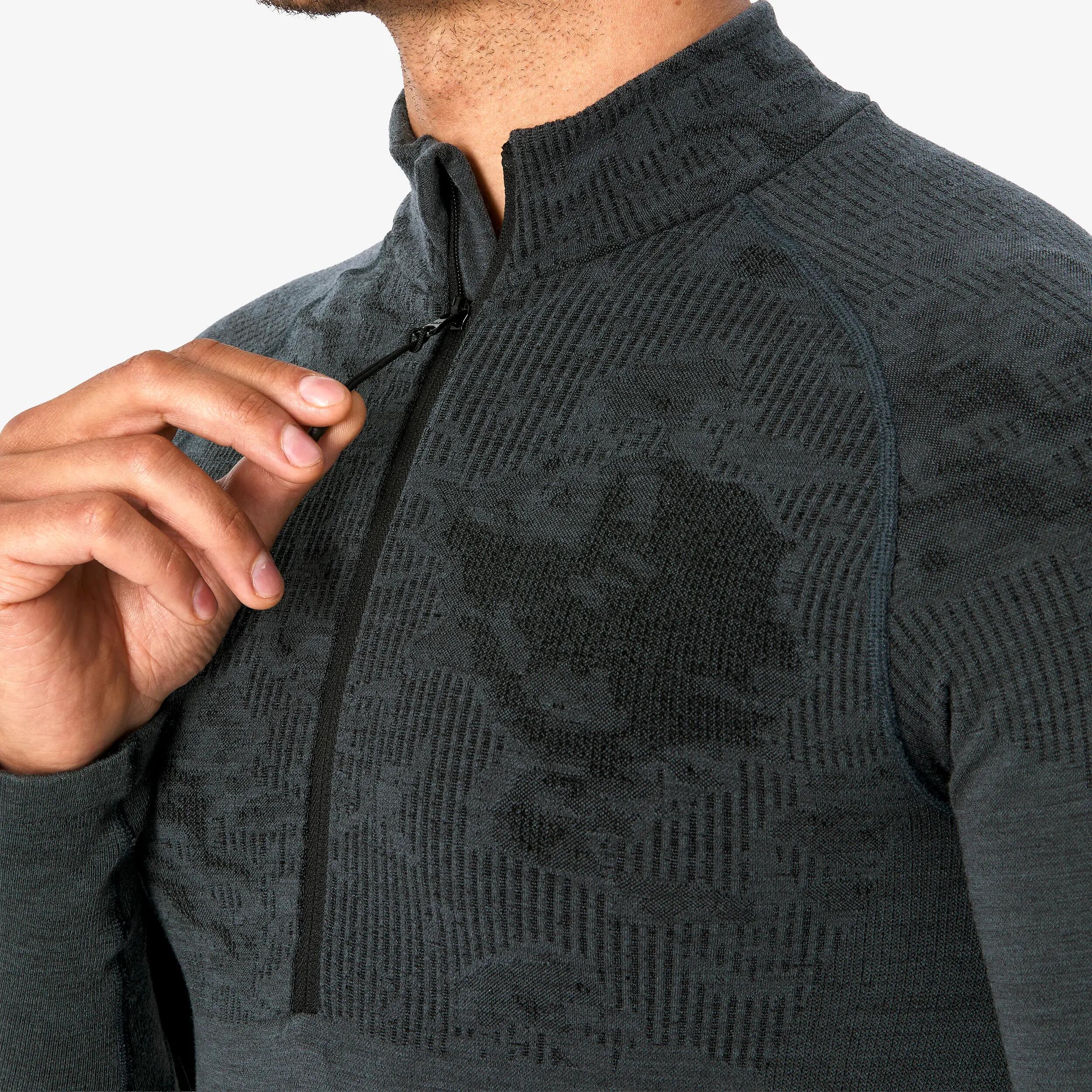 Koszulka termoaktywna narciarska męska Quechua BL 900 wool seamless 7/10