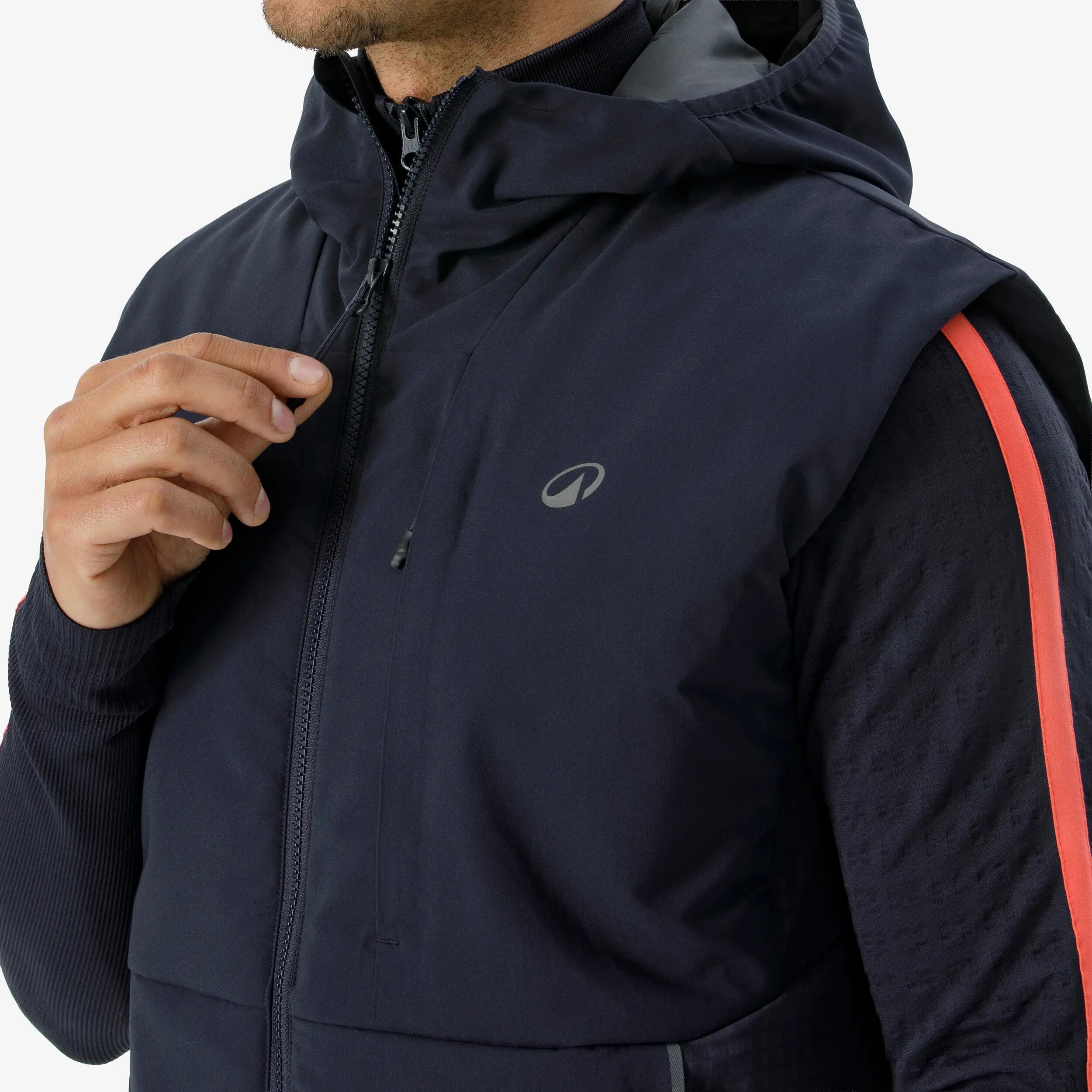 Chaleco de esquí hombre, MID L 900 azul  7/8