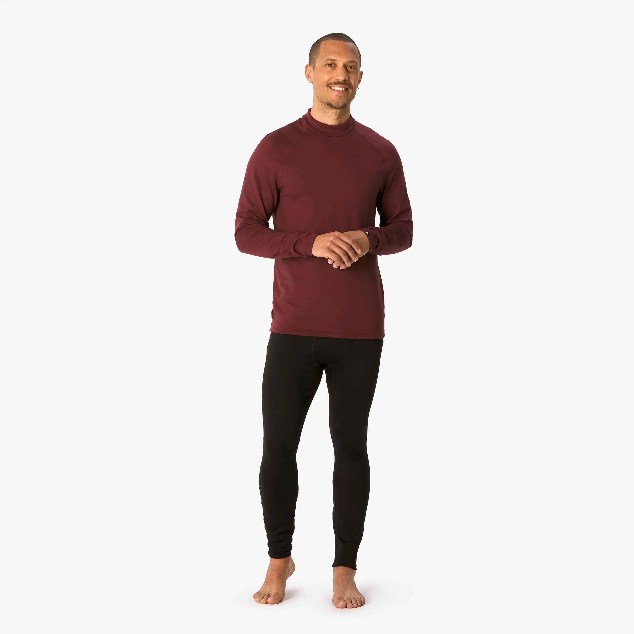 Maglia termica sci uomo 500 bordeaux 2/9