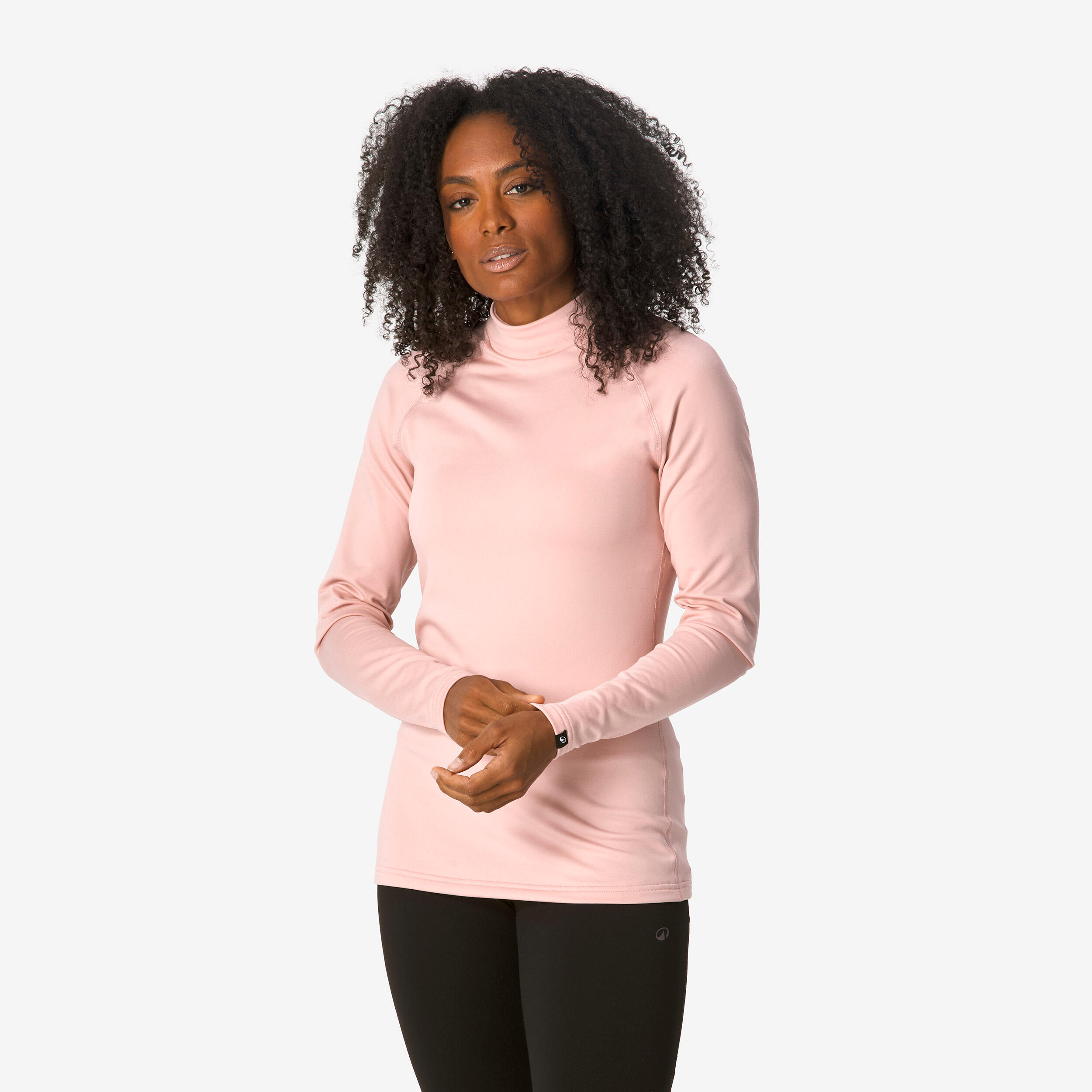 Couche de base de ski chaude et respirante femme, BL 500 Haut 3/16