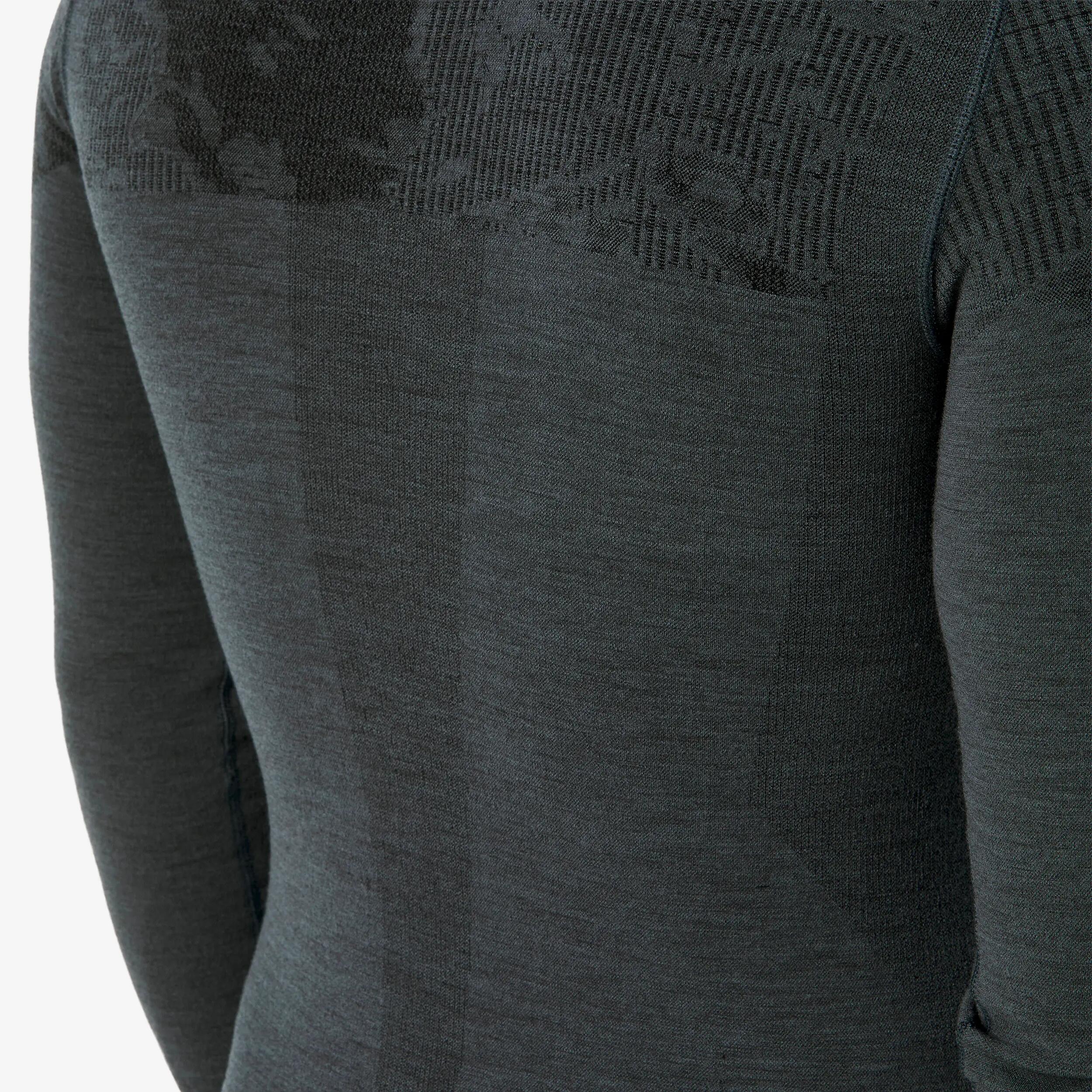 Koszulka termoaktywna narciarska męska Quechua BL 900 wool seamless 8/10