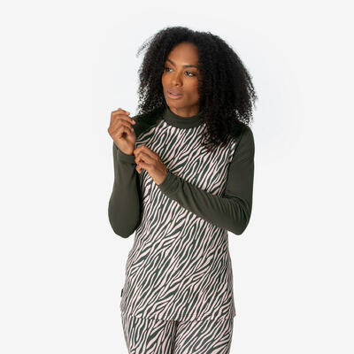 Maglia termica sci donna 500 malva