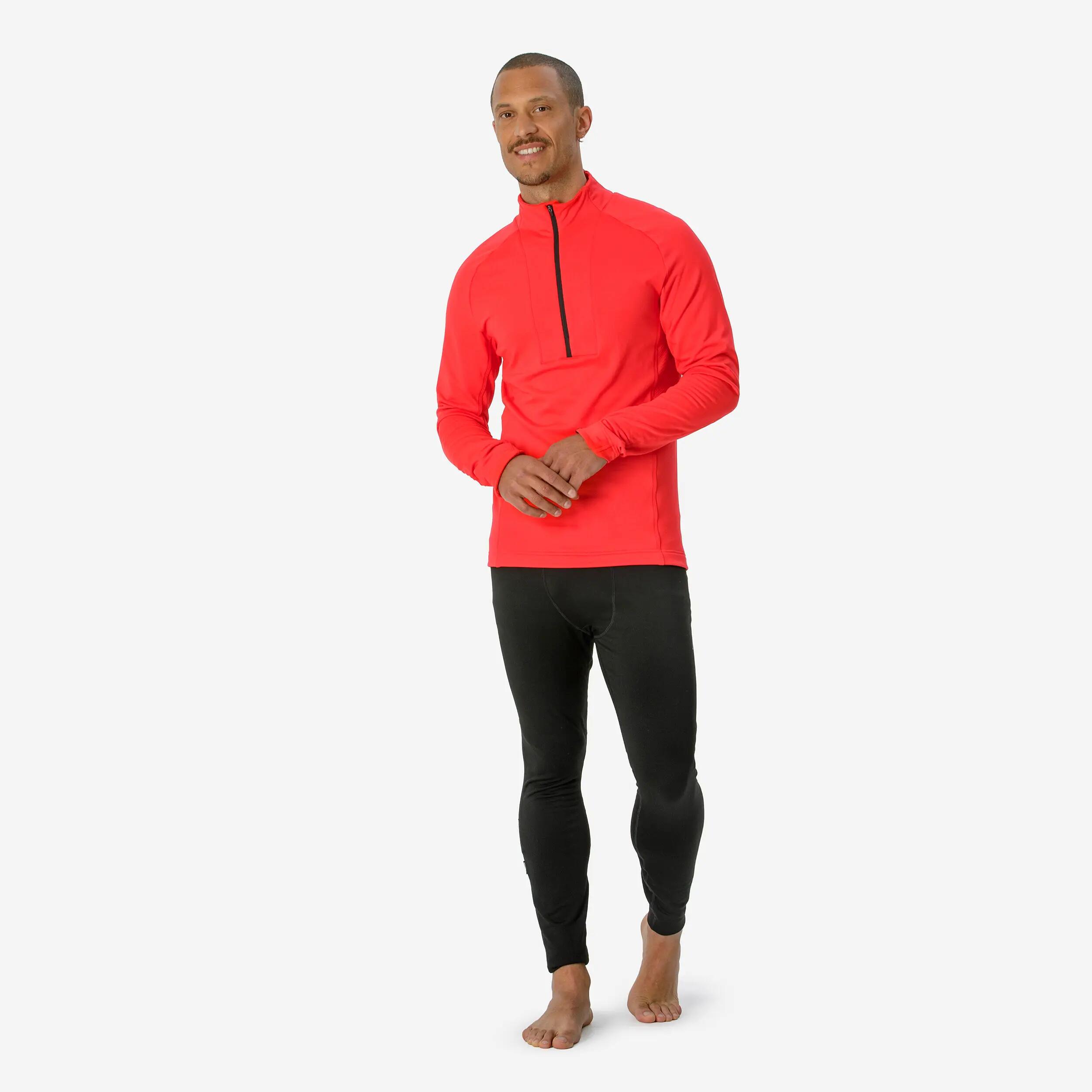 Koszulka termoaktywna narciarska męska Quechua BL 500 1/2 Zip 3/12