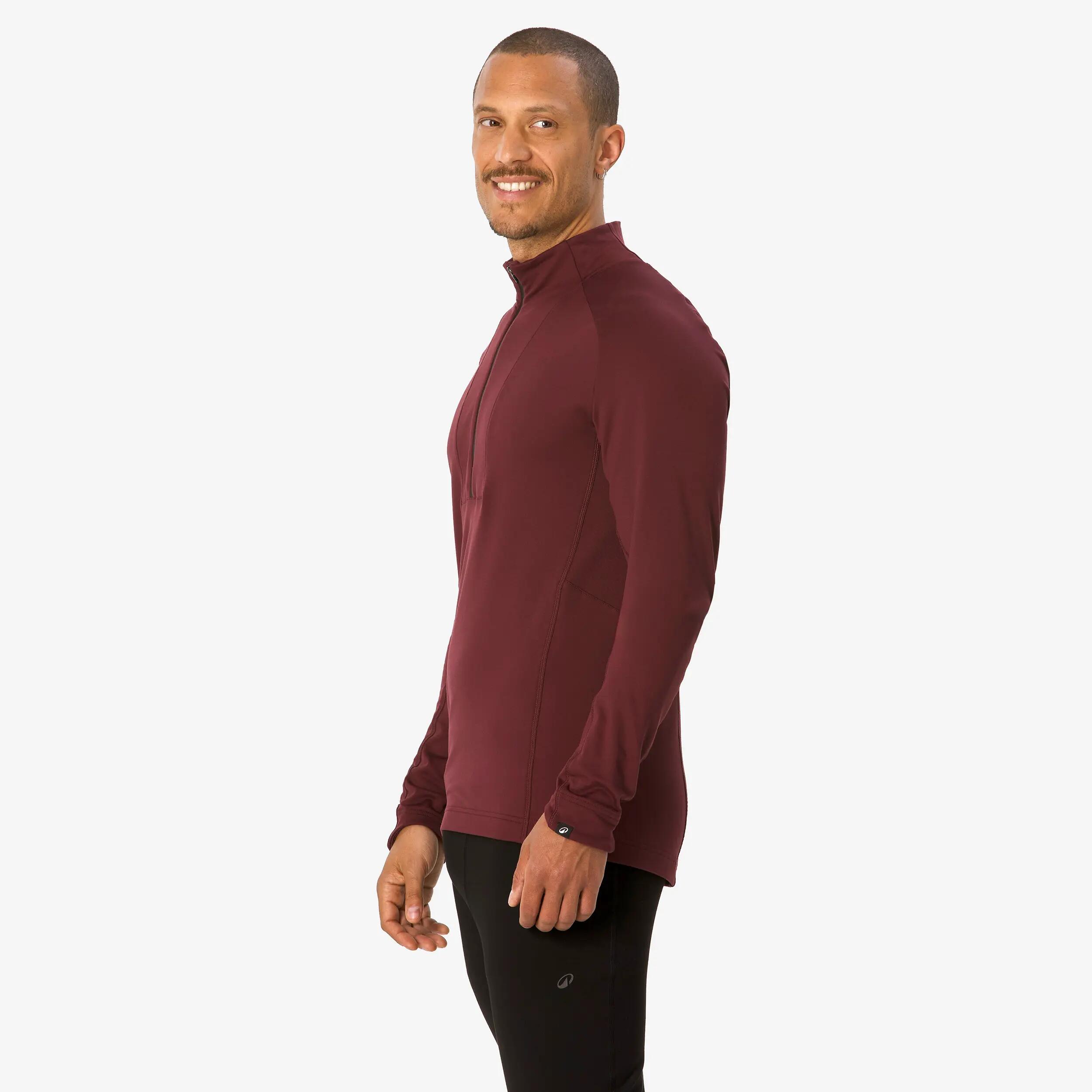 Koszulka termoaktywna narciarska męska Quechua BL 500 1/2 Zip 4/10
