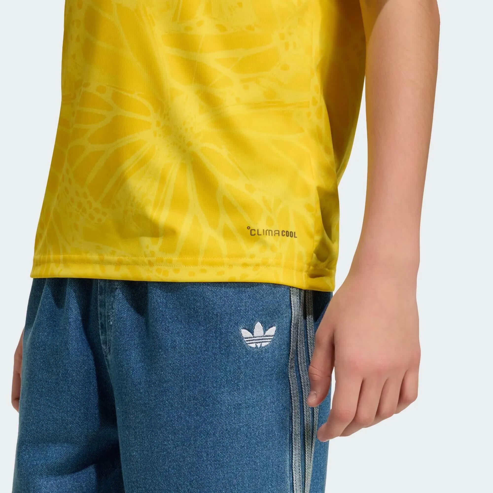 Camiseta de fútbol transpirable unisex adidas Colombia 26 Amarillo 8/8