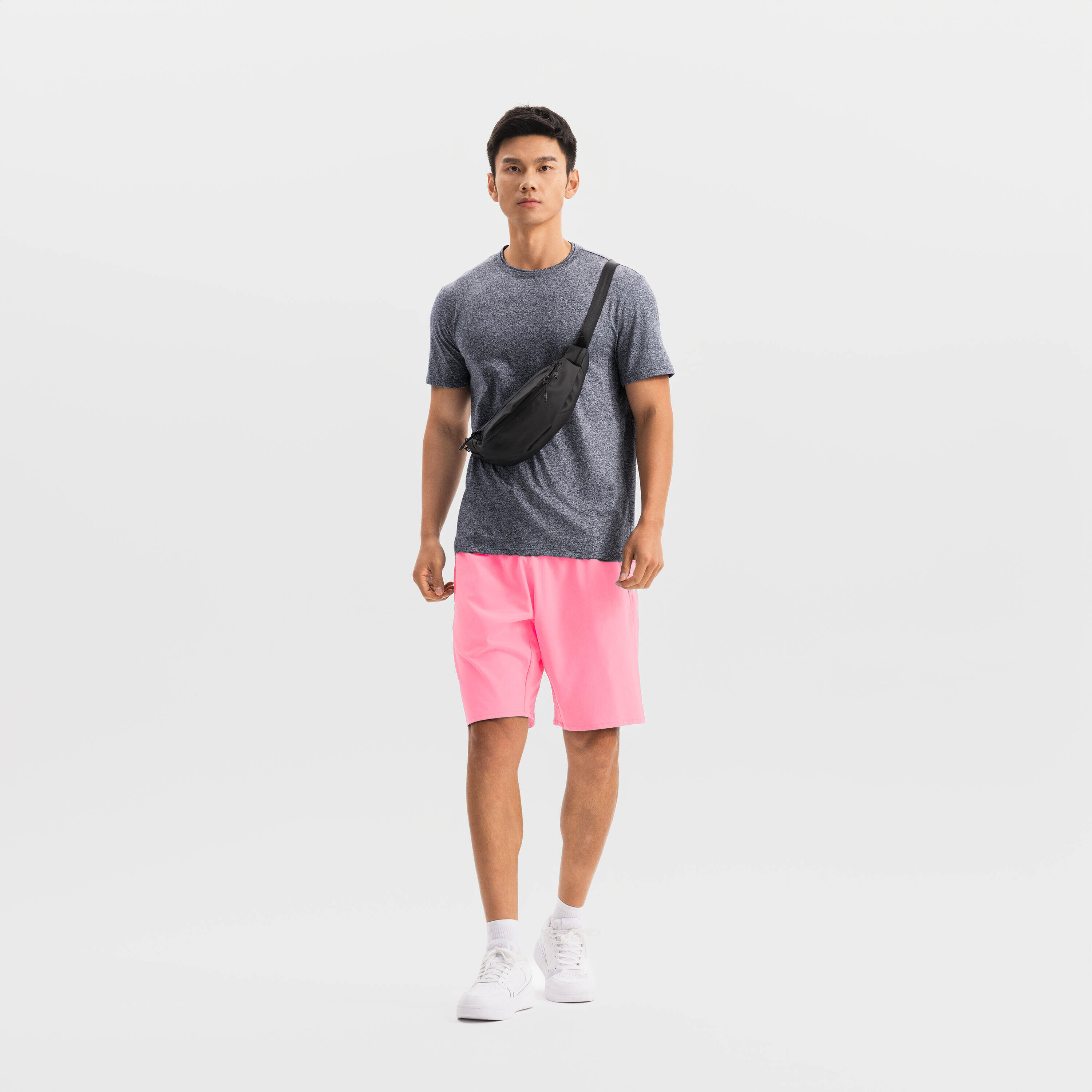 Men's Fitness Cardio Training Shorts 500 - Ochre -  1