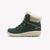 Chaussures hiver de randonnée en cuir et imperméables femme, NH900 vert