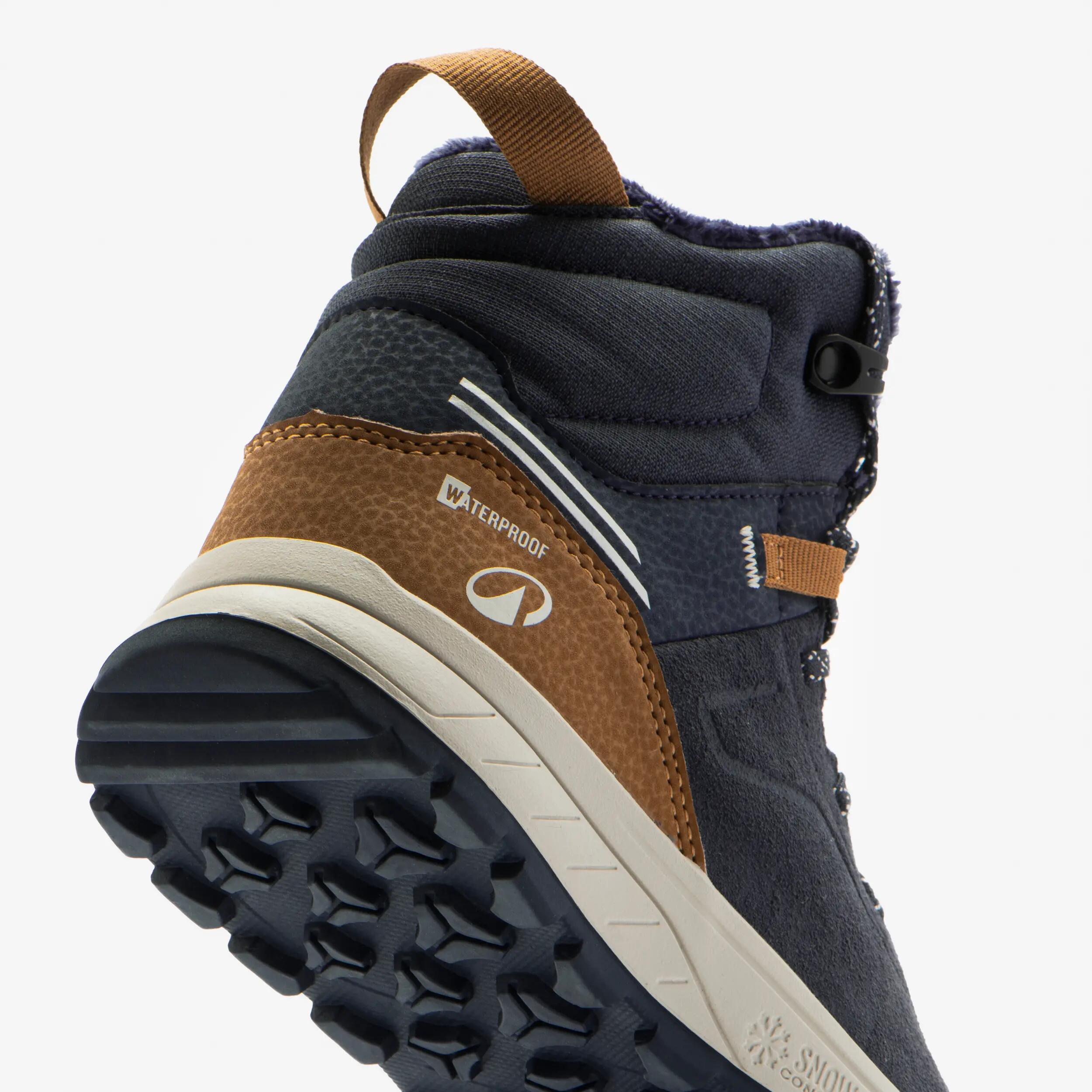 Buty turystyczne dla dzieci Quechua SH500 Warm wodoodporne skóra 6/8