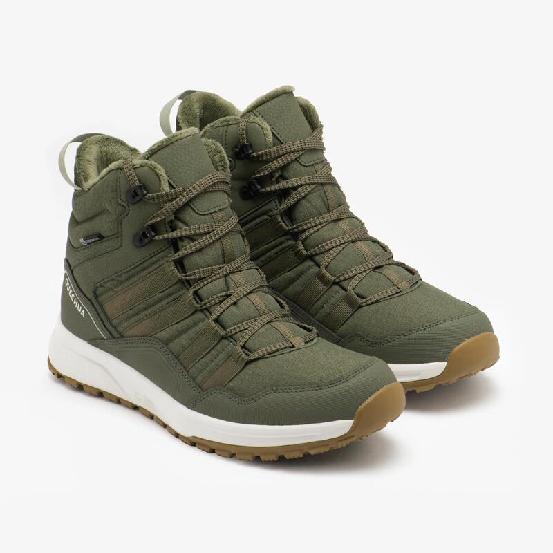 Erkek Outdoor Kar Botu - Su Geçirmez - Yeşil - NH500 Mid