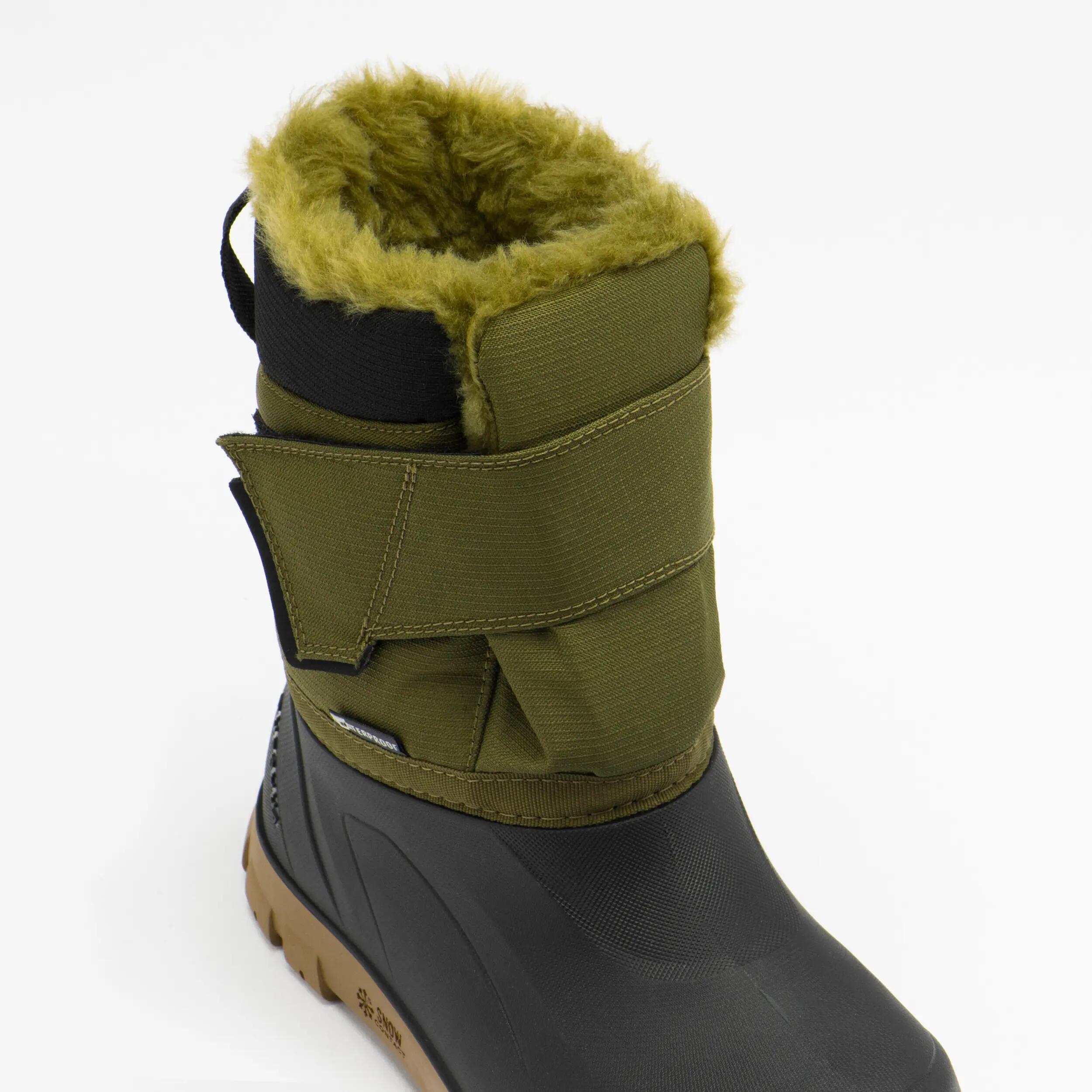 Kids’ Waterproof Winter Boots, SH 500 Sizes 7.5C–6 5/8