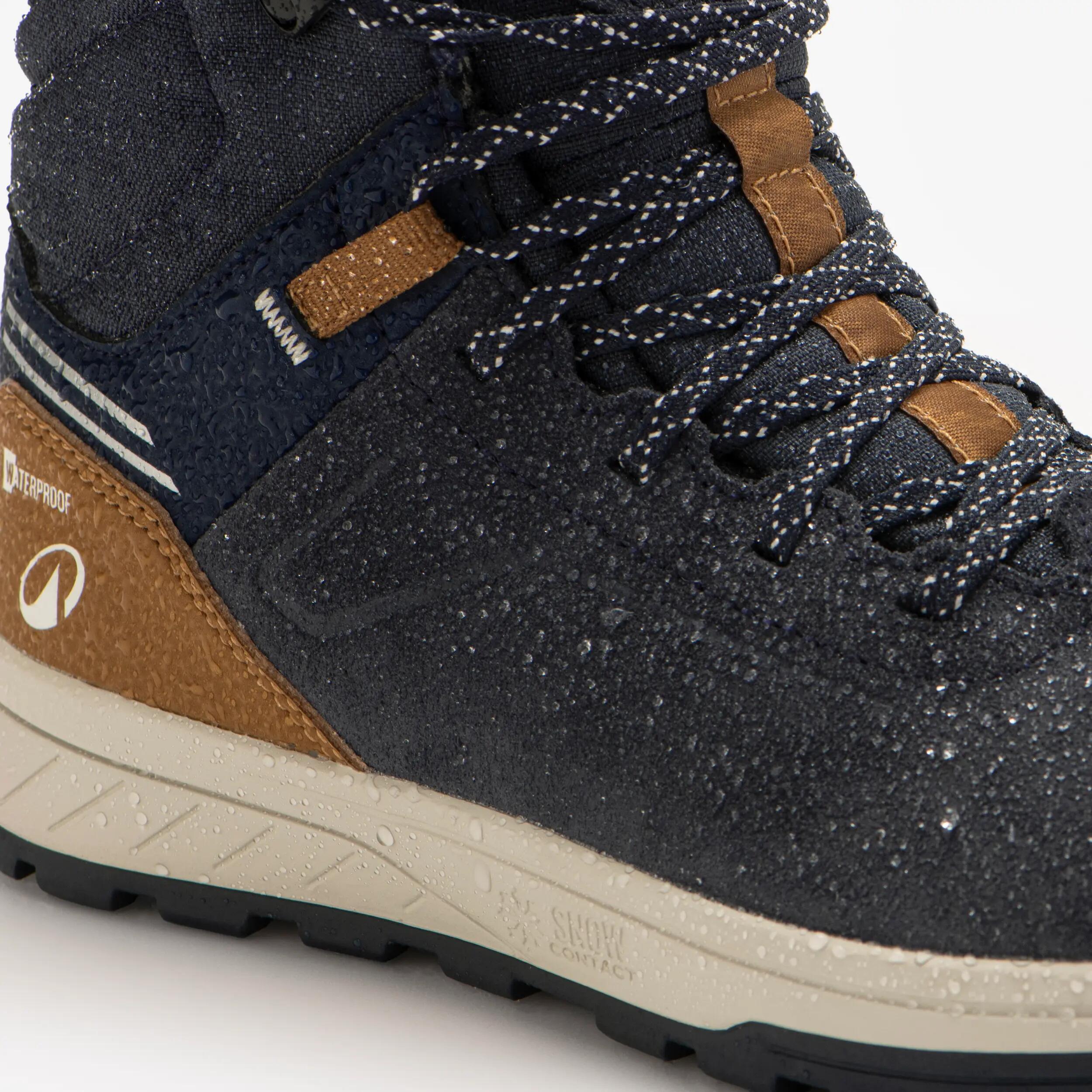 Buty turystyczne dla dzieci Quechua SH500 Warm wodoodporne skóra 7/8