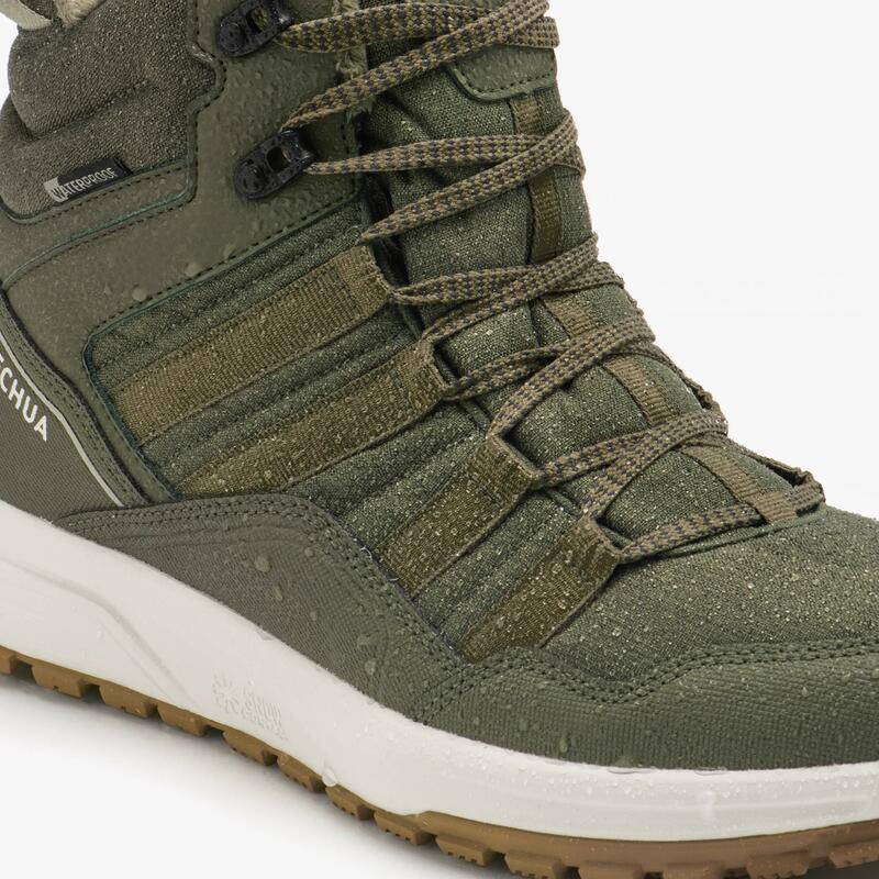 Erkek Outdoor Kar Botu - Su Geçirmez - Yeşil - NH500 Mid