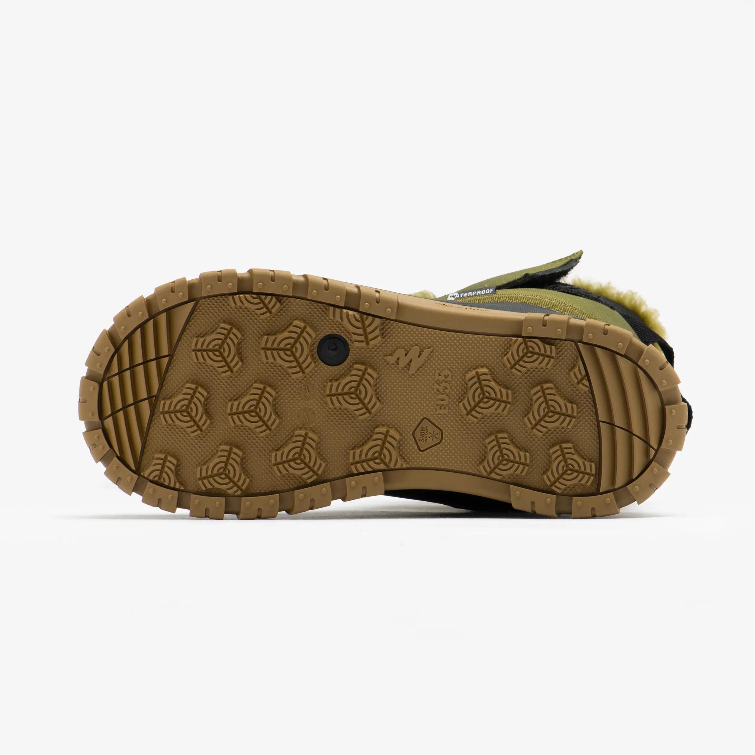 Kids’ Waterproof Winter Boots, SH 500 Sizes 7.5C–6 3/8