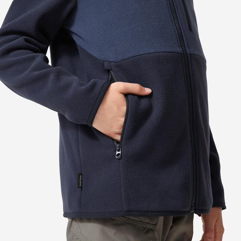 Çocuk Outdoor Polar Mont - Siyah - 7/15 Yaş - MH500