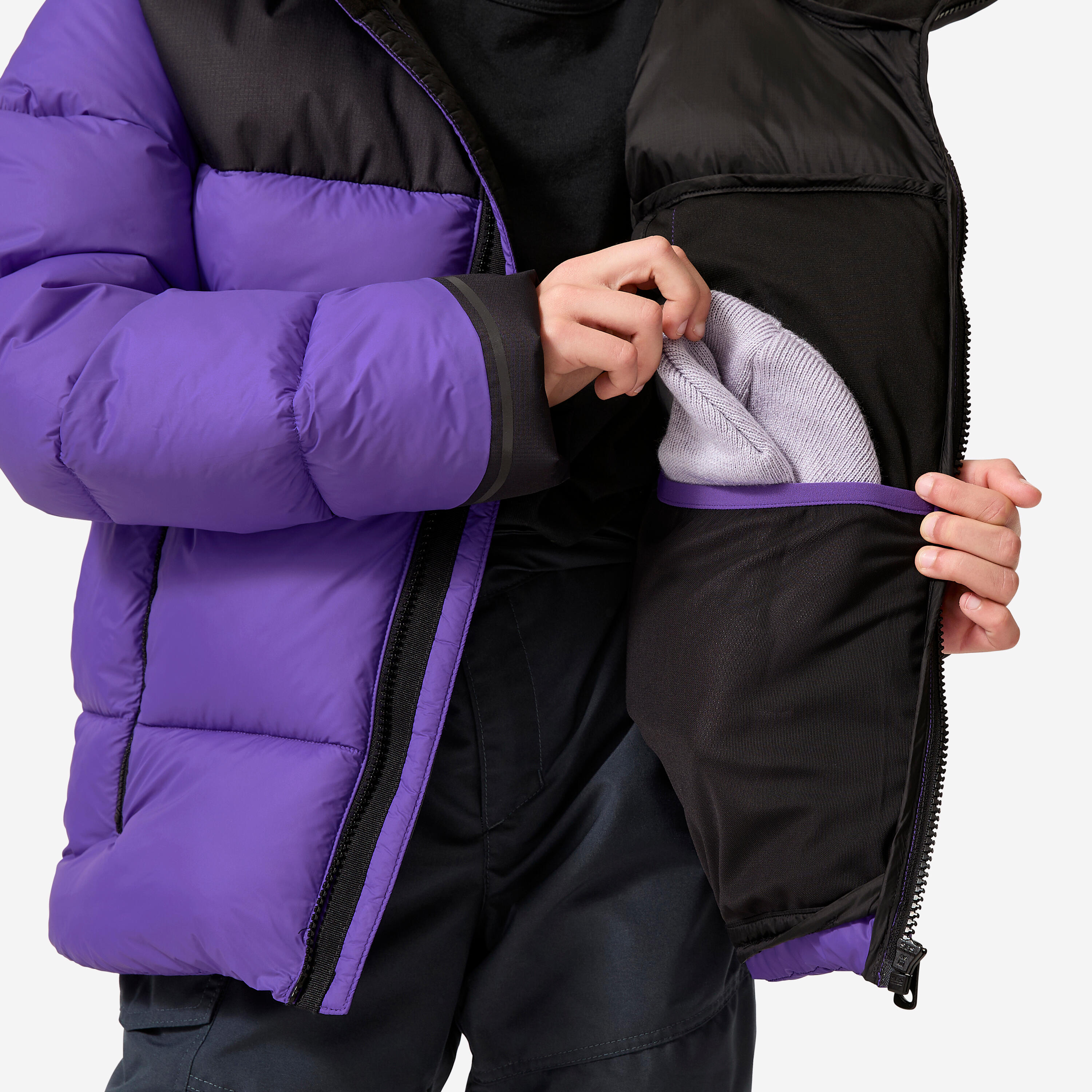 Kids’ Padded Winter Jacket, MH 900 Age 7–15 7/8