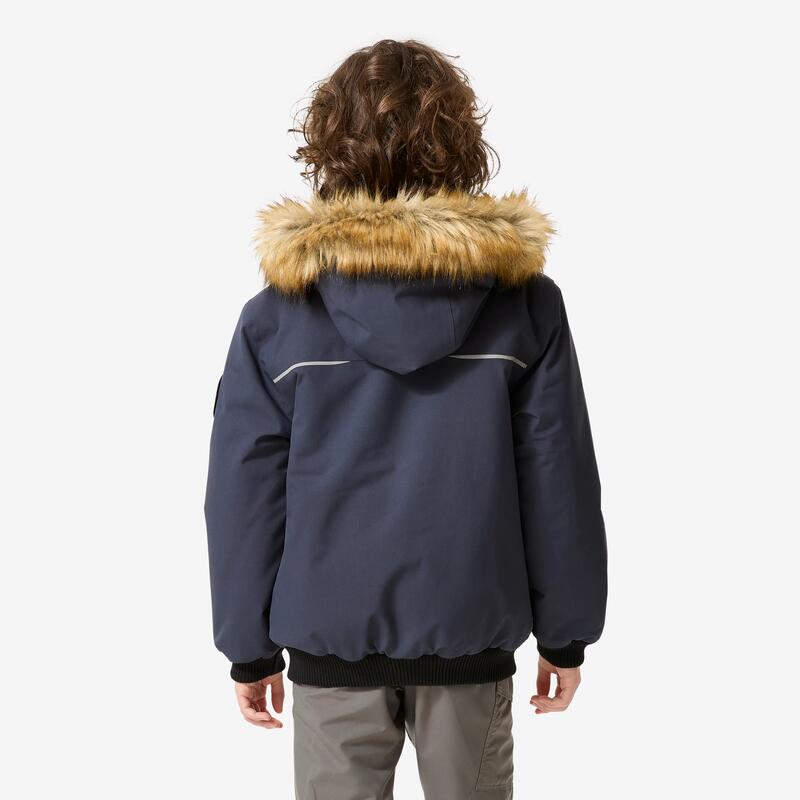 Çocuk Outdoor Kışlık Mont/Kar Montu - 7/15 Yaş - Mavi - NH500 -6,5 °C