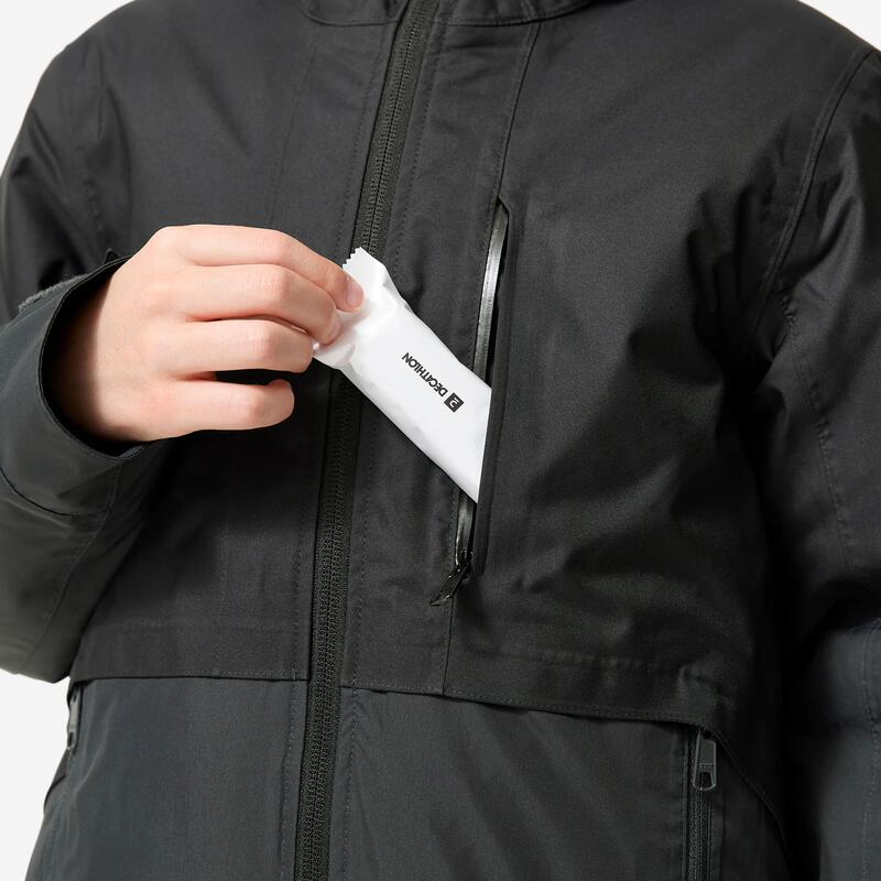 Çocuk 3'ü 1 Arada Outdoor Mont - Gri - MH500 -9 °C