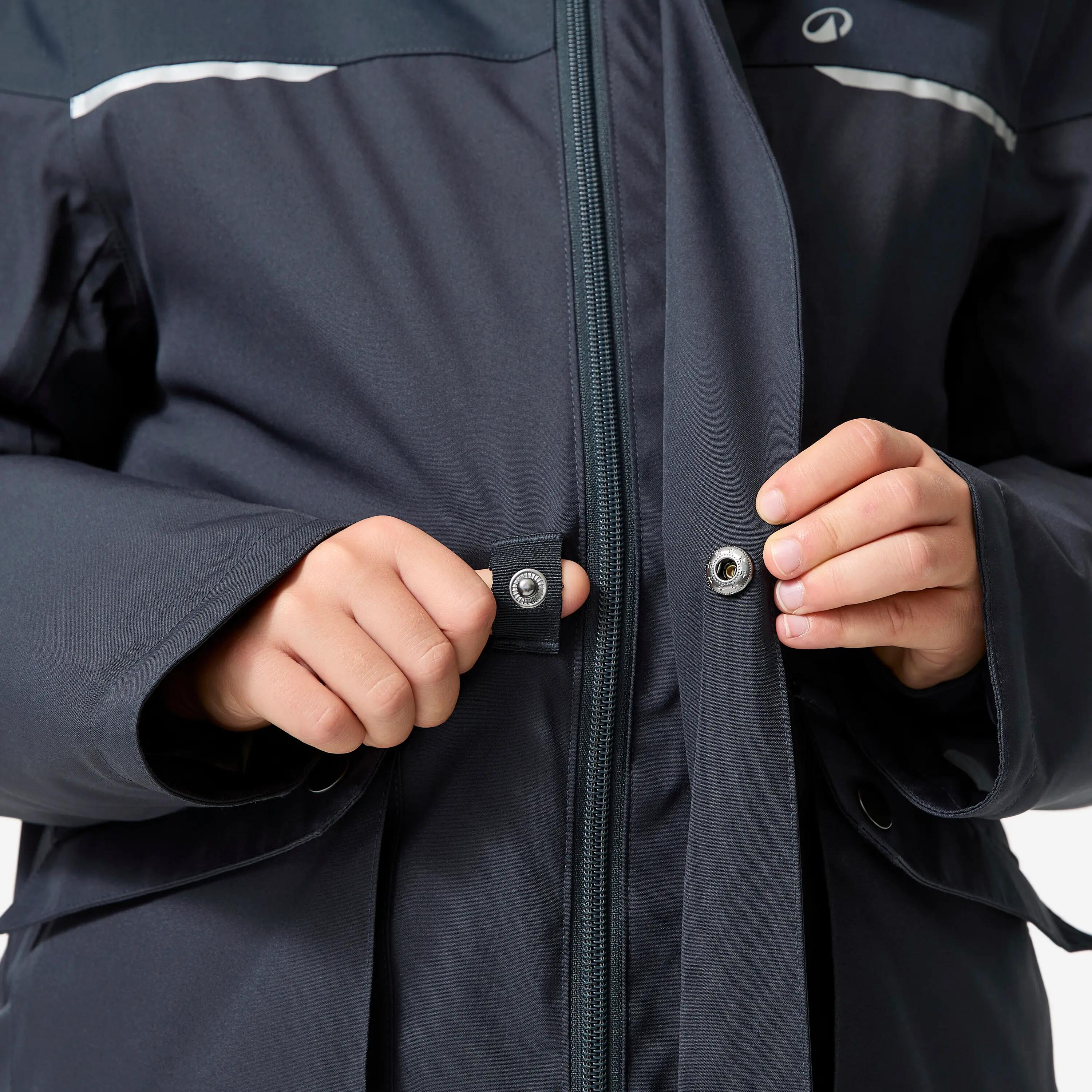 Kids’ Warm and Waterproof Winter Parka, NH 900 Age 7–15 13/14