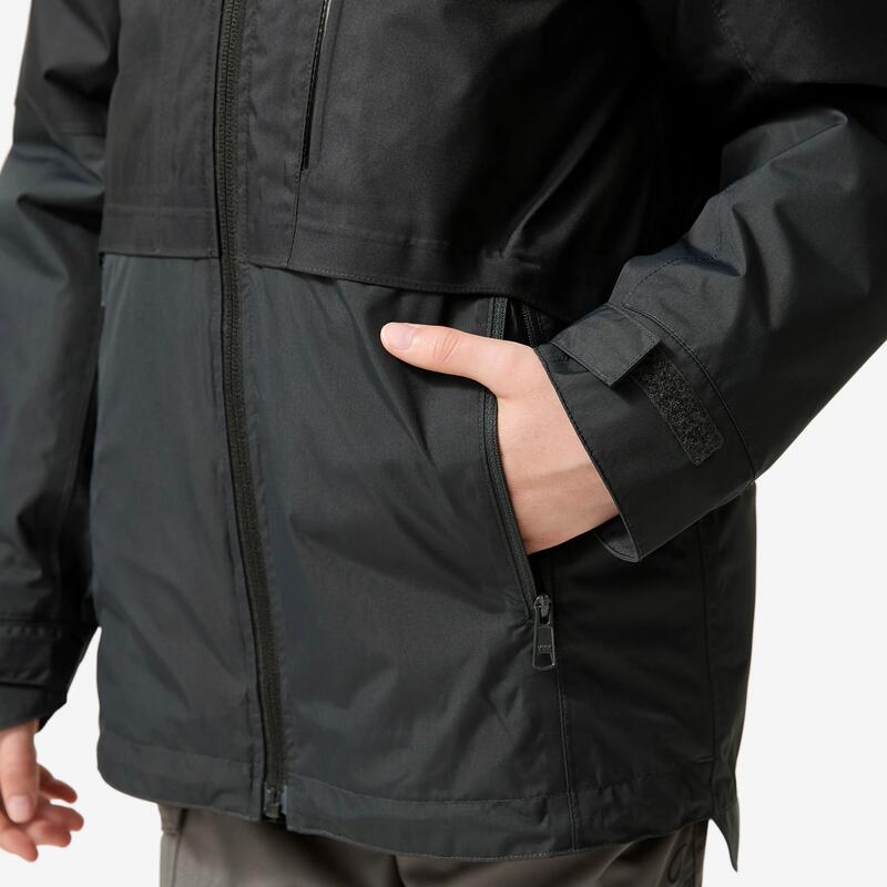 Çocuk 3'ü 1 Arada Outdoor Mont - Gri - MH500 -9 °C