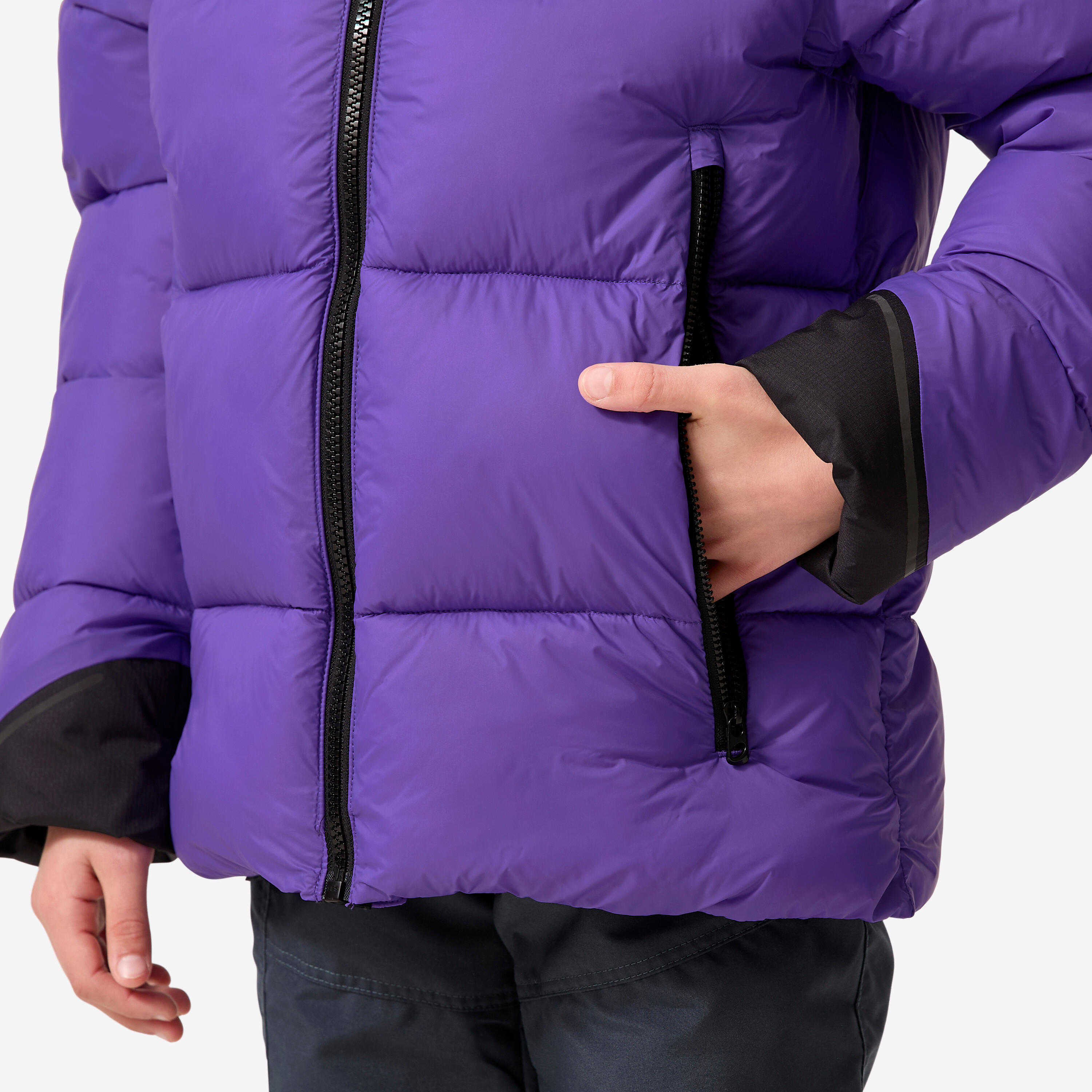 Kids’ Padded Winter Jacket, MH 900 Age 7–15 5/8