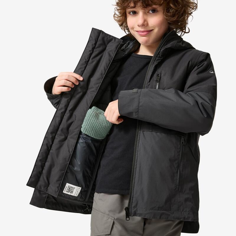 Çocuk 3'ü 1 Arada Outdoor Mont - Gri - MH500 -9 °C