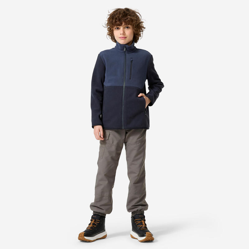 Çocuk Outdoor Polar Mont - Siyah - 7/15 Yaş - MH500