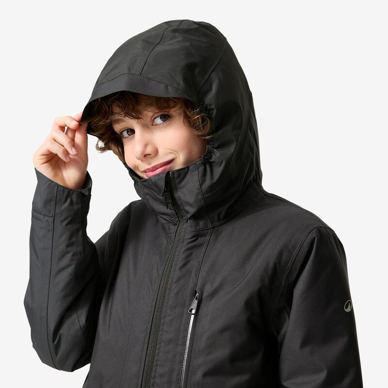 Çocuk 3'ü 1 Arada Outdoor Mont - Gri - MH500 -9 °C