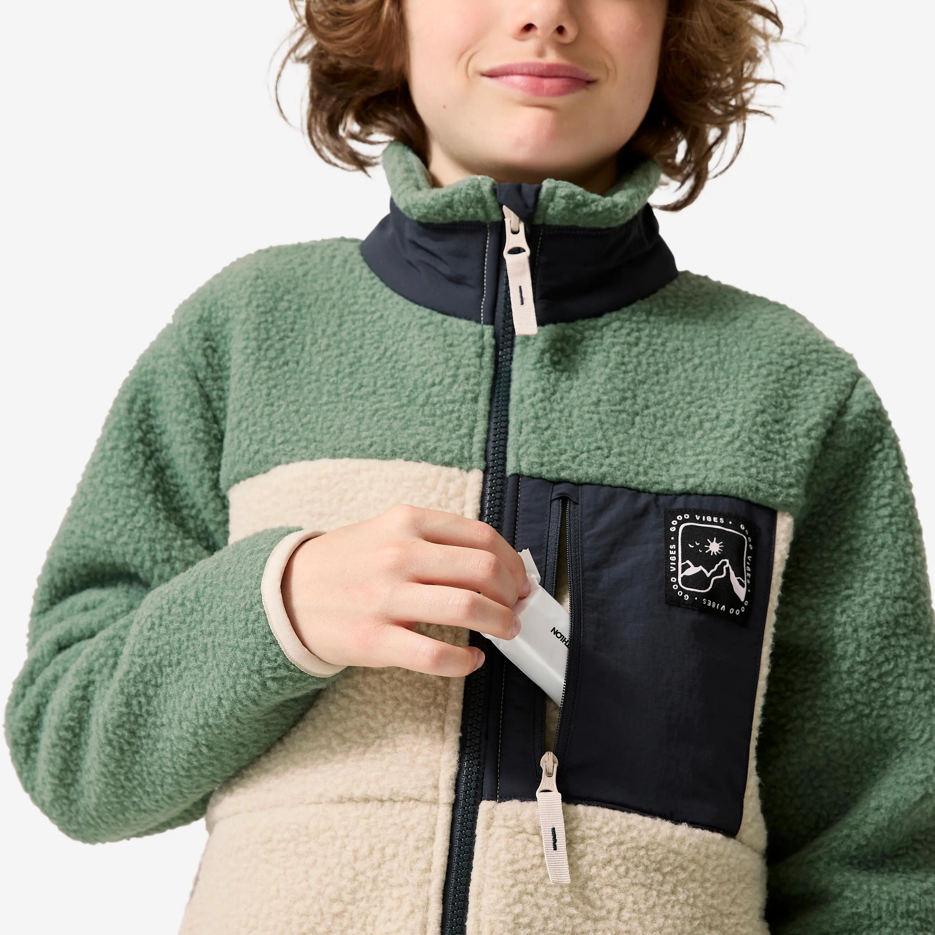 Veste de randonnée en polaire moutonné enfant, NH 900 Âge 7-15 ans 5/6